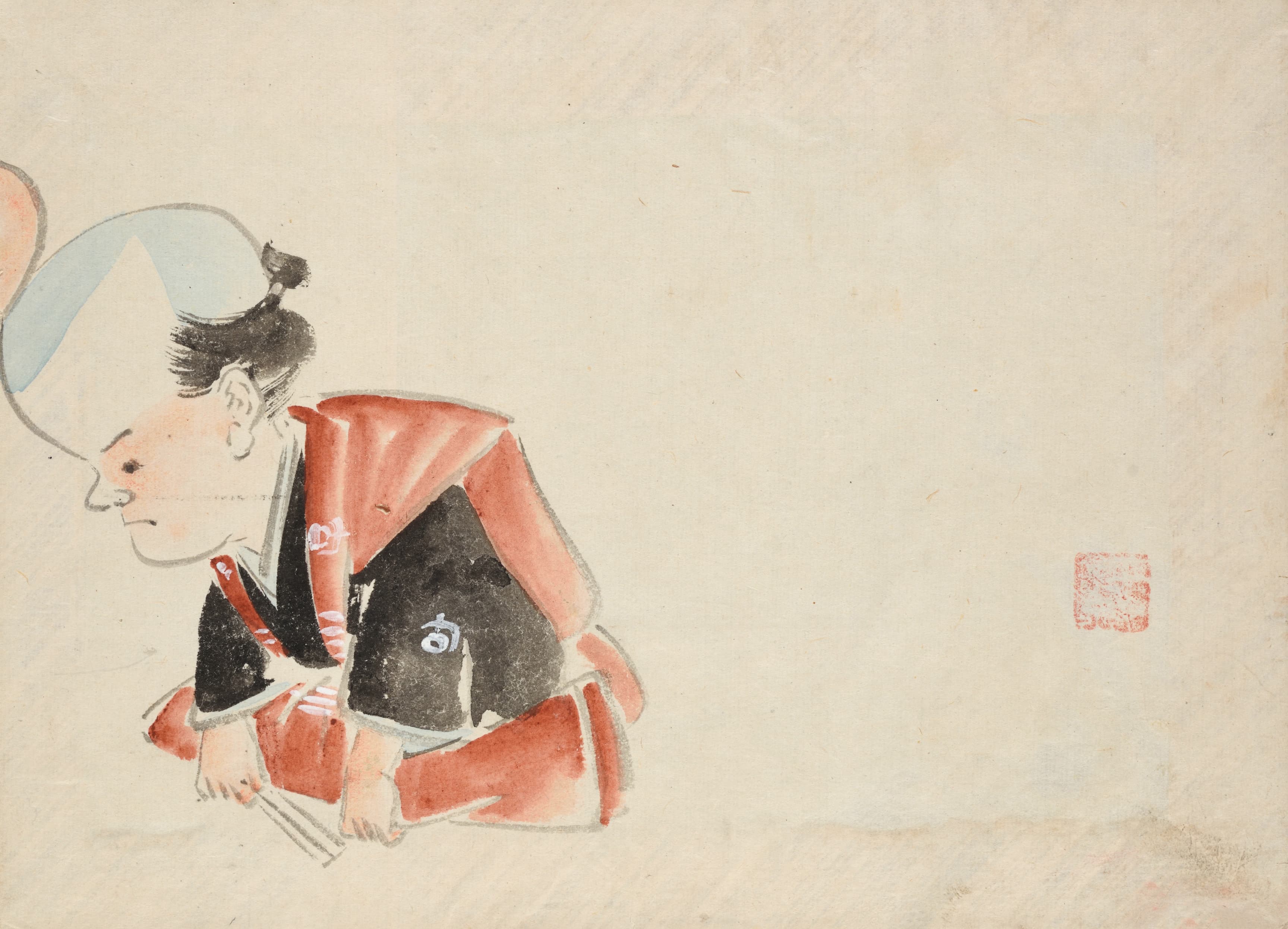 《《一立斋广重画稿册》第1图》（Album of Ichiryusai Hiroshige’s Sketches Pl.01）｜歌川广重 Utagawa Hiroshige｜约 1850