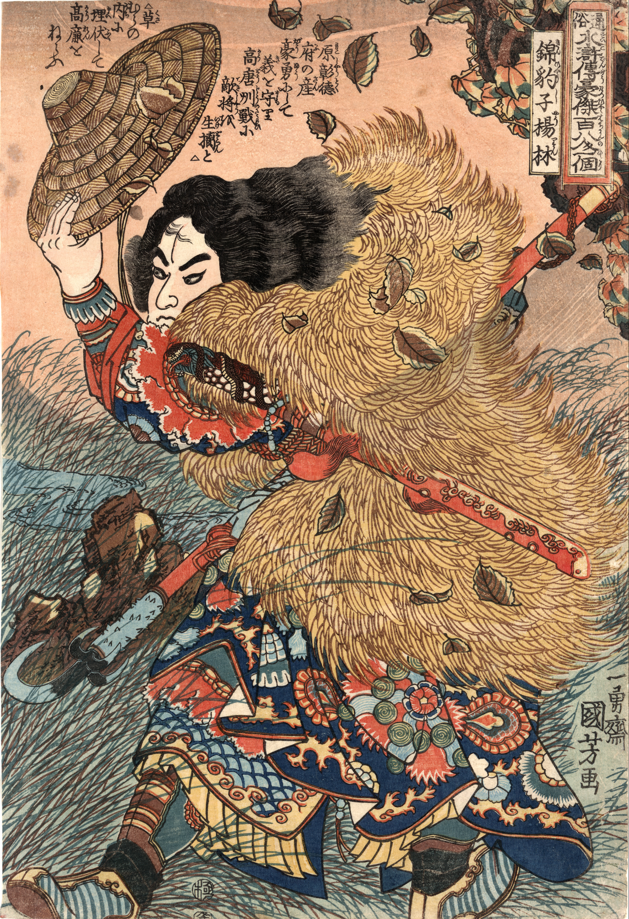 《大日本六十余州之内 越后 上杉辉虎》（Sixty-odd Provinces of Great Japan: Echigo, Uesugi Terutora）｜歌川国芳 Utagawa Kuniyoshi｜江户时代