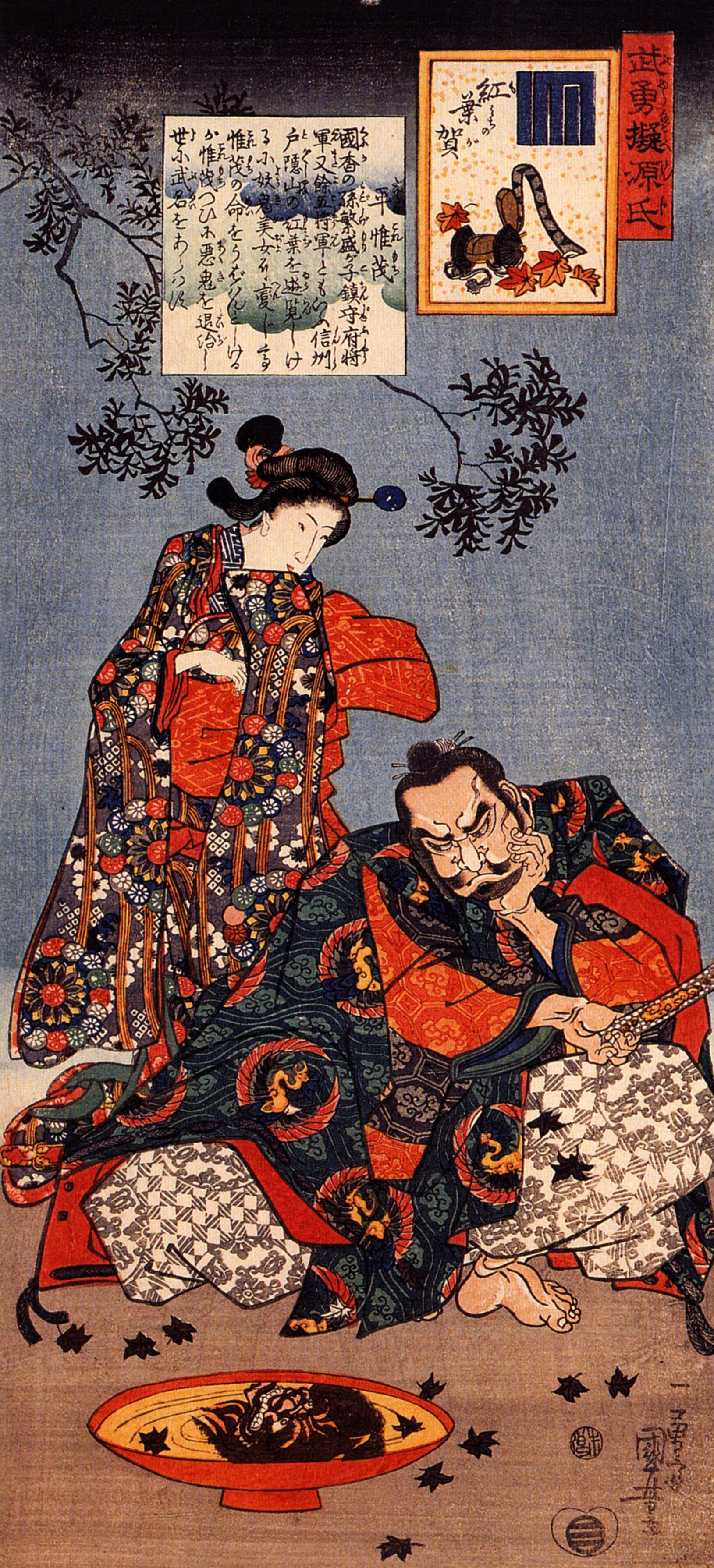 《役者绘/风俗图》（Actor Portrait）｜歌川国芳 Utagawa Kuniyoshi｜江户时代