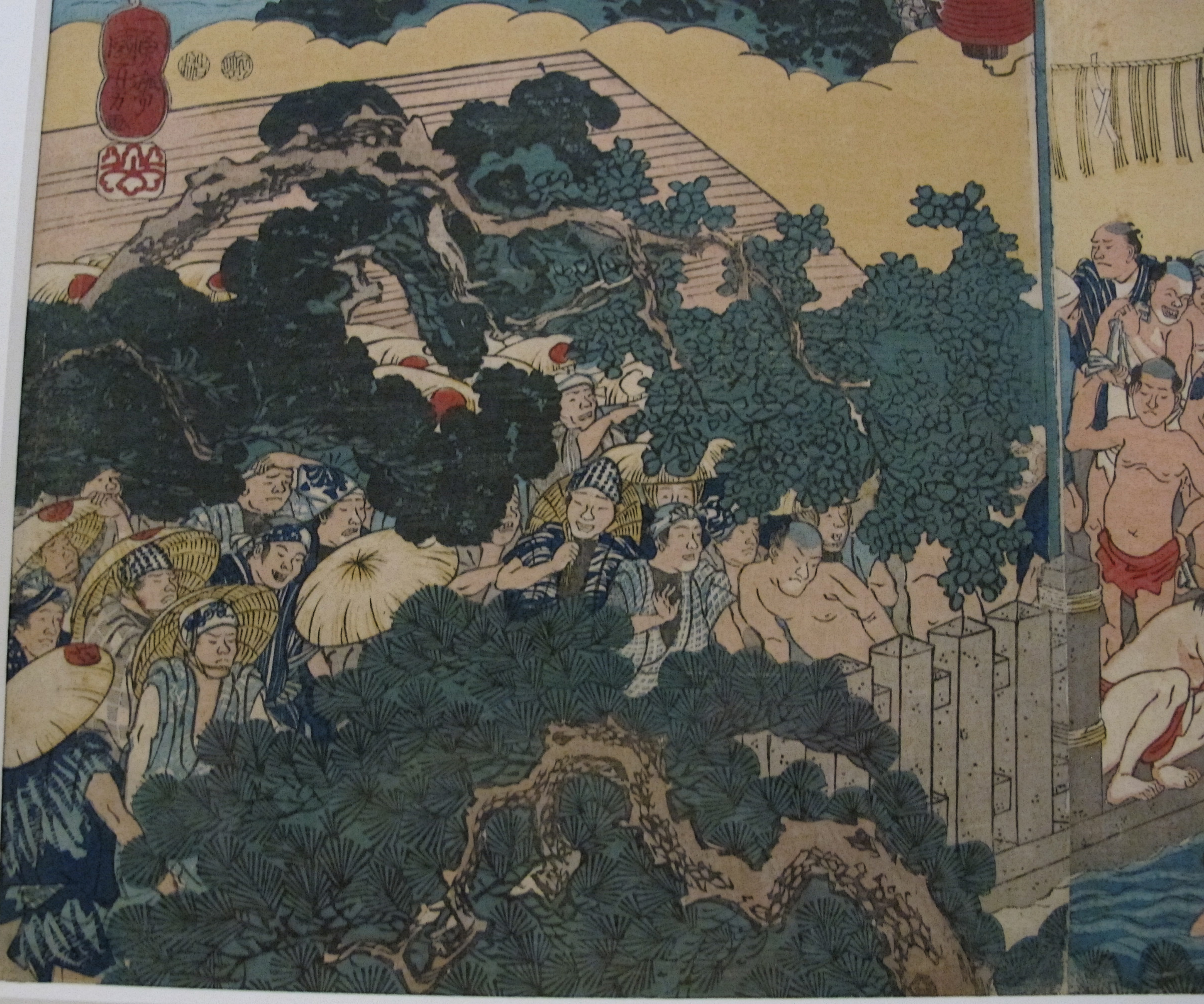 《祭典/游行群像图》（Festival/Procession Scene）｜歌川国芳 Utagawa Kuniyoshi｜江户时代