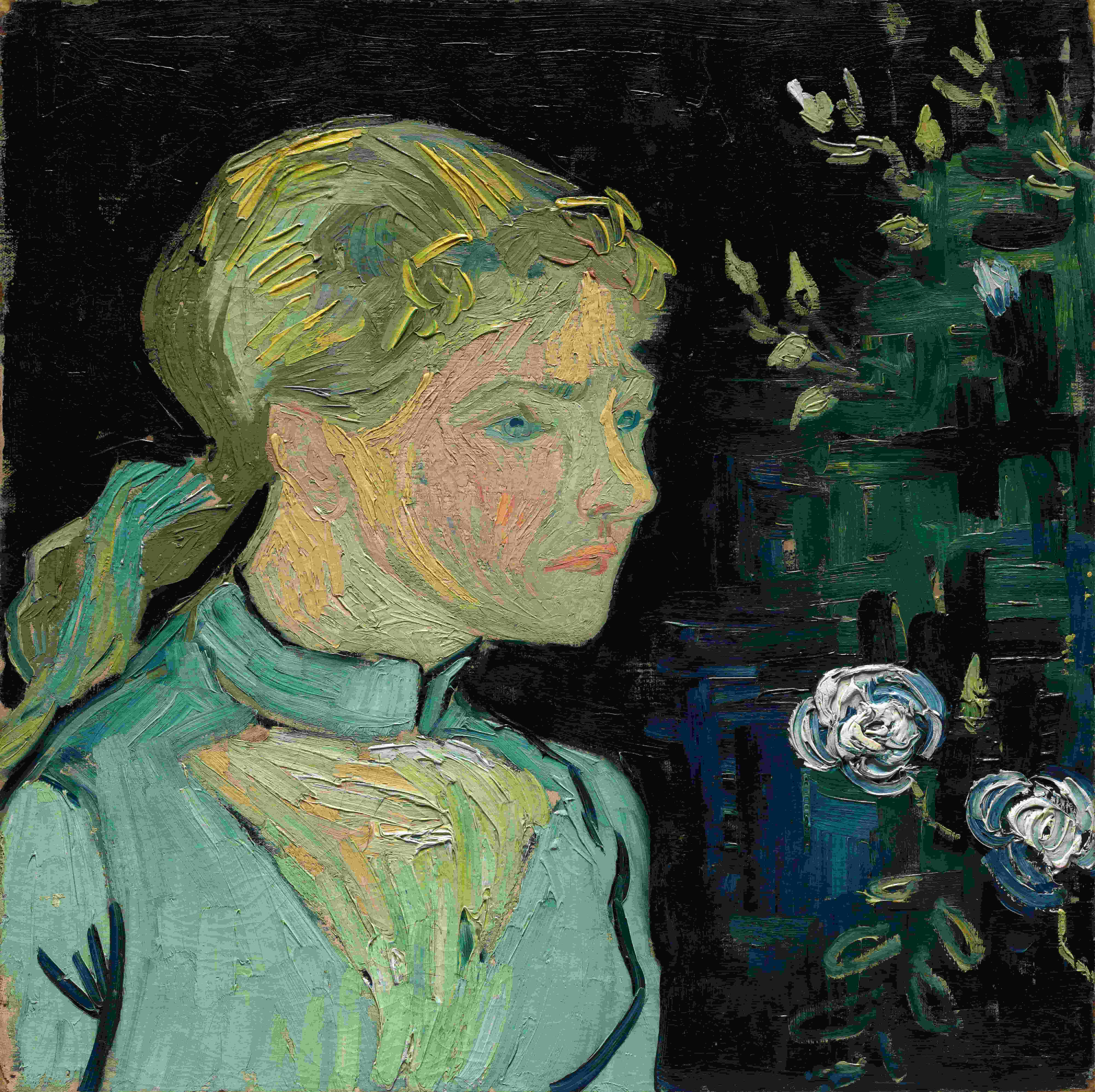 《艾德琳·拉武》（Adeline Ravoux）｜文森特·梵高 Vincent van Gogh｜1890