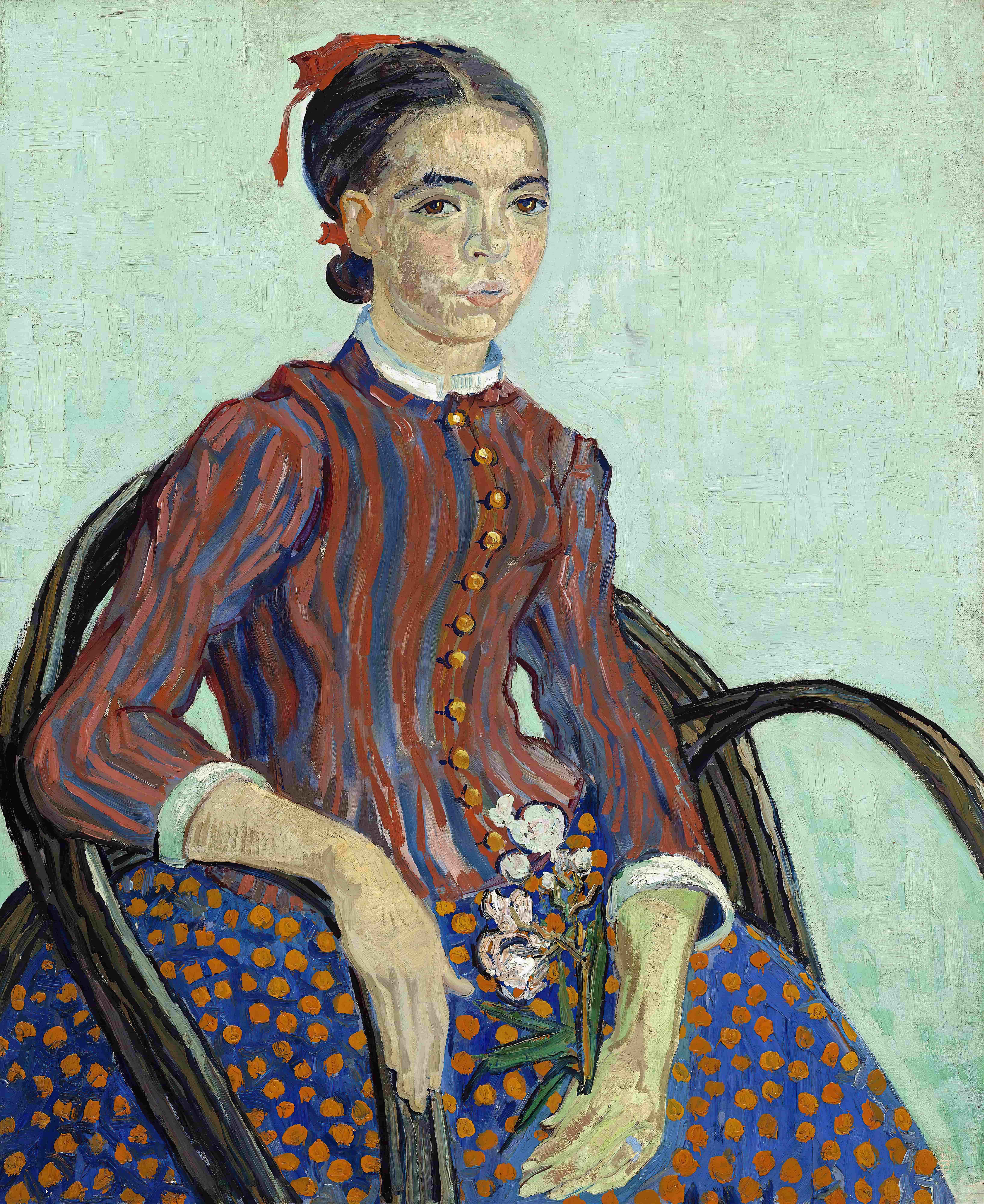 《穆斯梅》（La Mousme）｜文森特·梵高 Vincent van Gogh｜1888