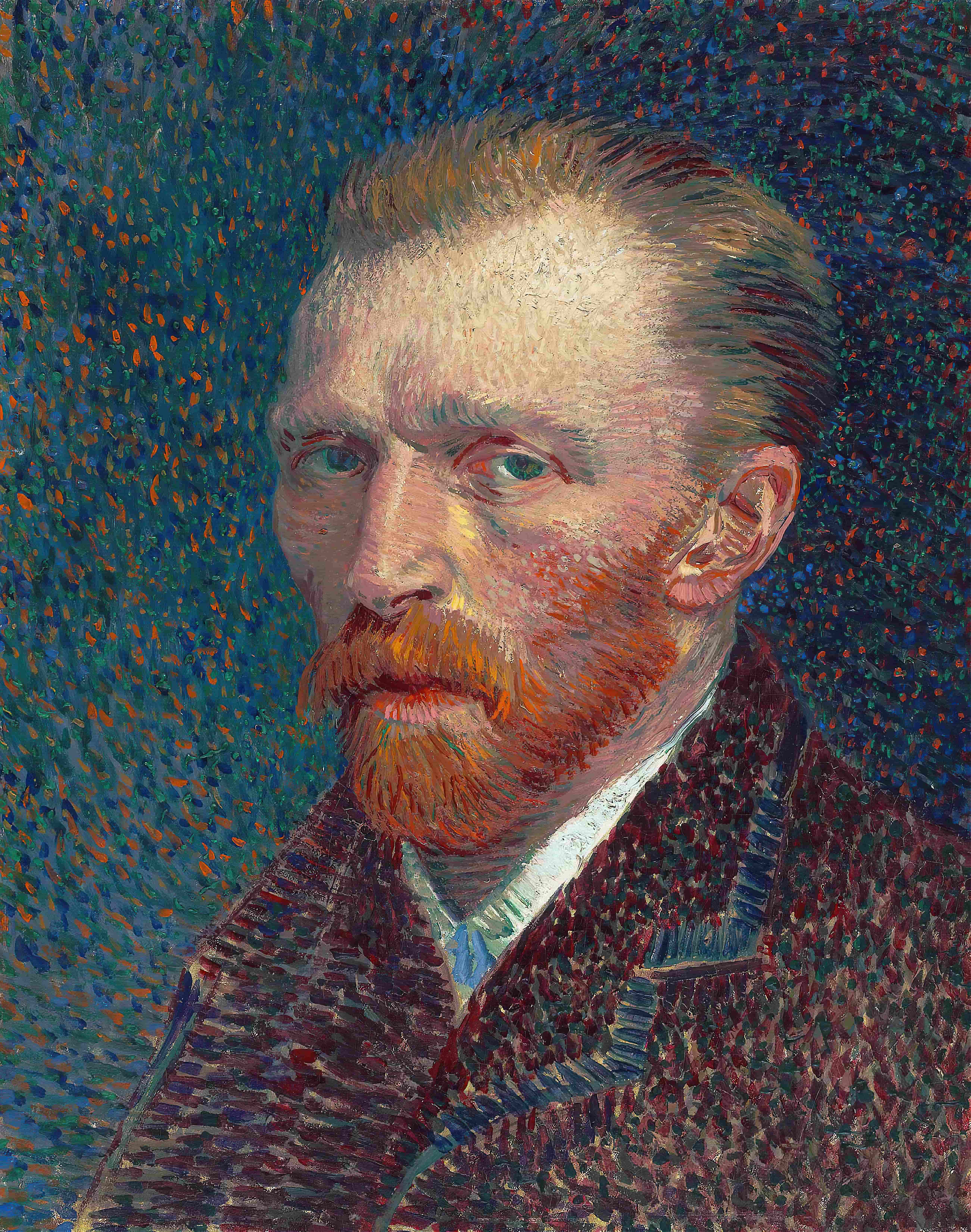 《自画像》（Self-Portrait）｜文森特·梵高 Vincent van Gogh｜1887