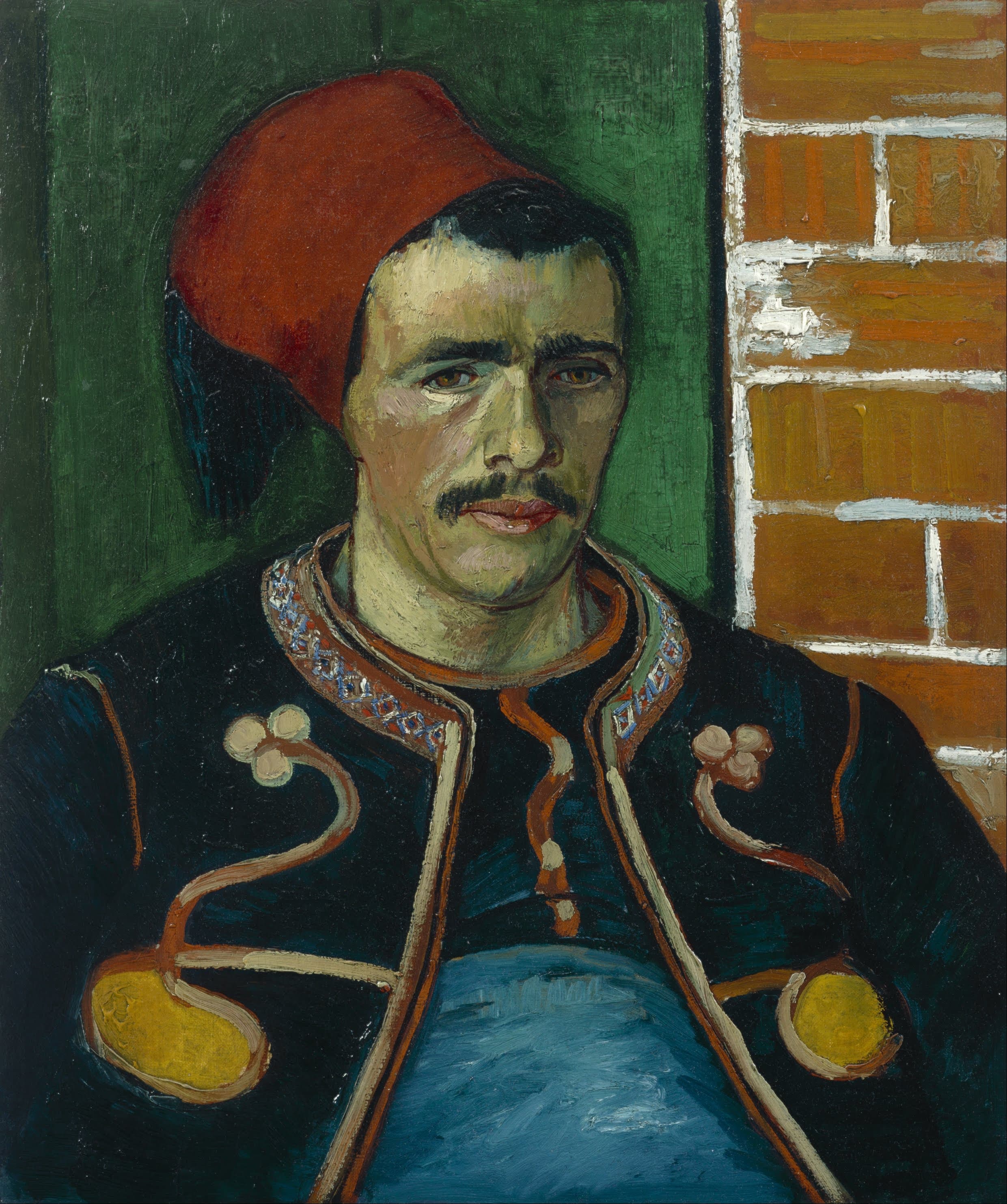 《轻骑兵》（The Zouave）｜文森特·梵高 Vincent van Gogh｜1888