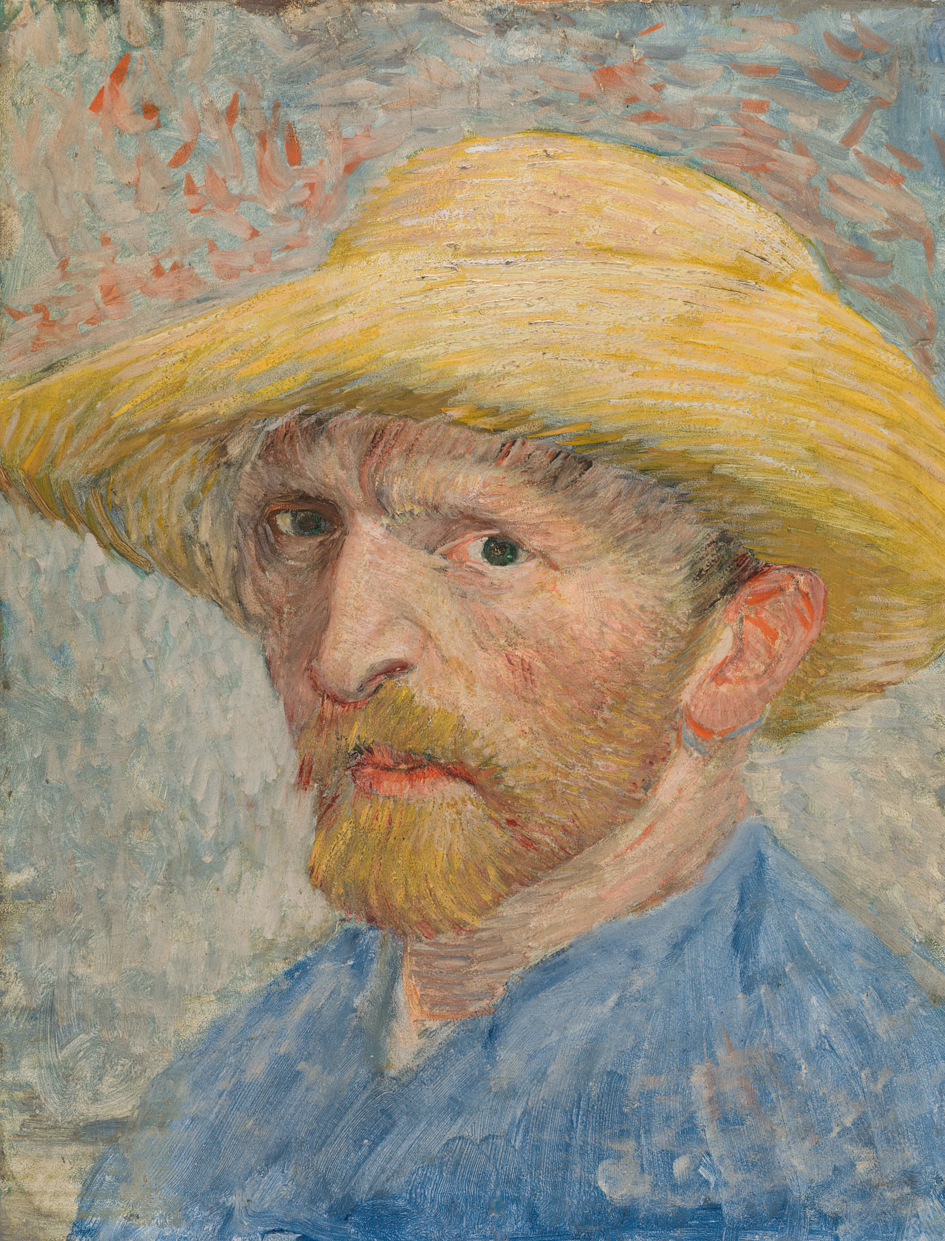 《自画像》（Self-Portrait）｜文森特·梵高 Vincent van Gogh｜1887