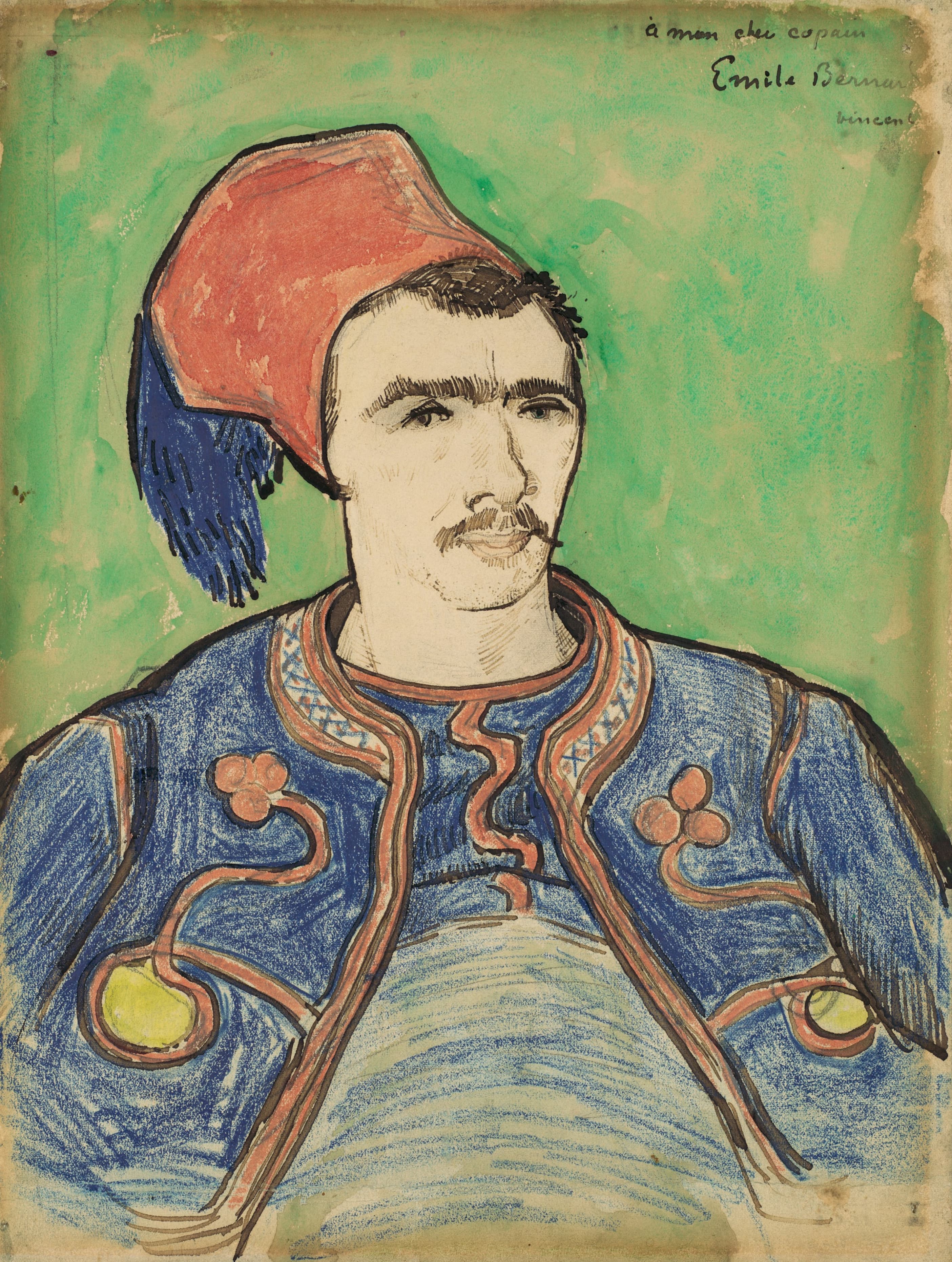 《轻骑兵》（The Zouave）｜文森特·梵高 Vincent van Gogh｜1888