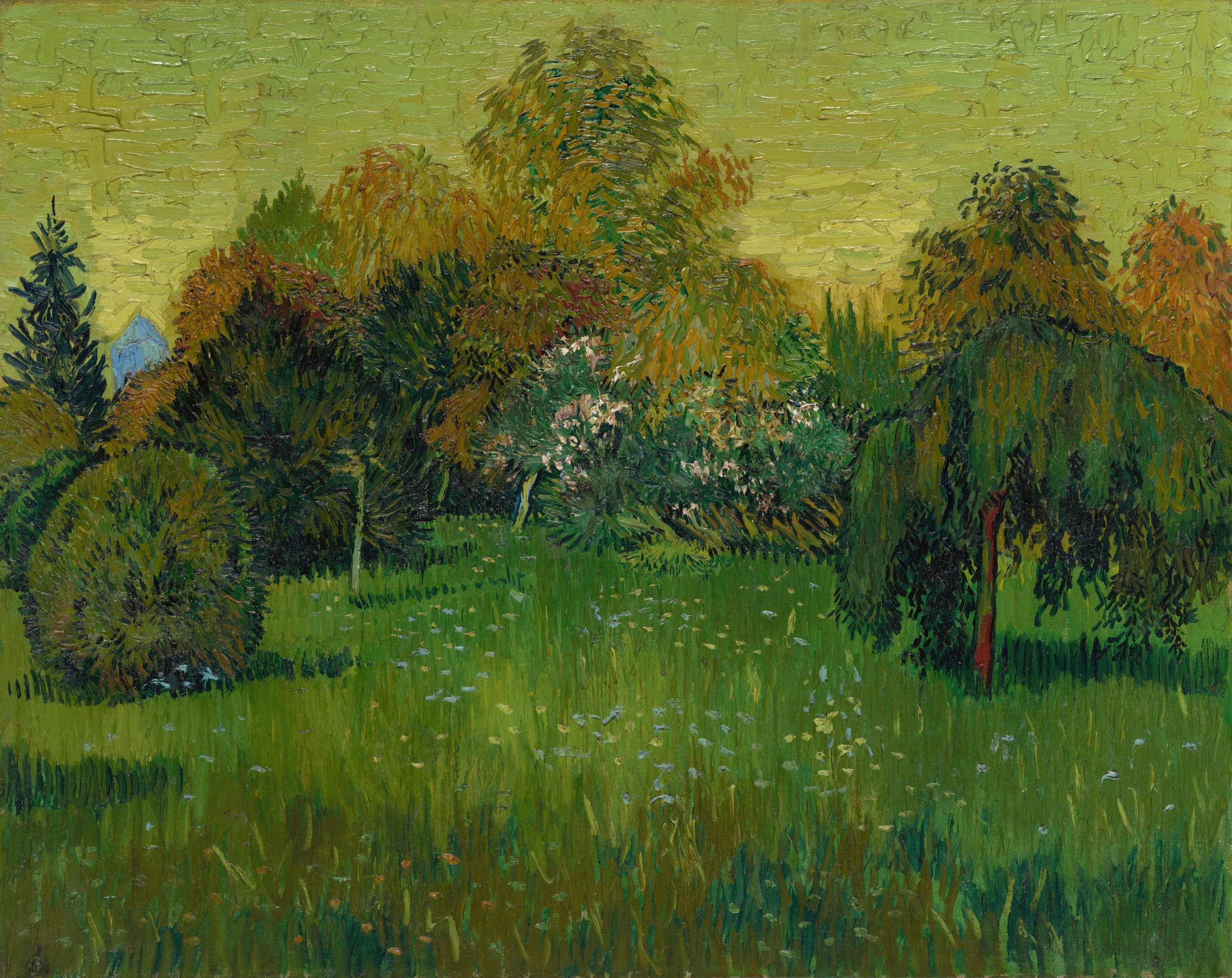《诗人花园》（The Poet's Garden）｜文森特·梵高 Vincent van Gogh｜1888
