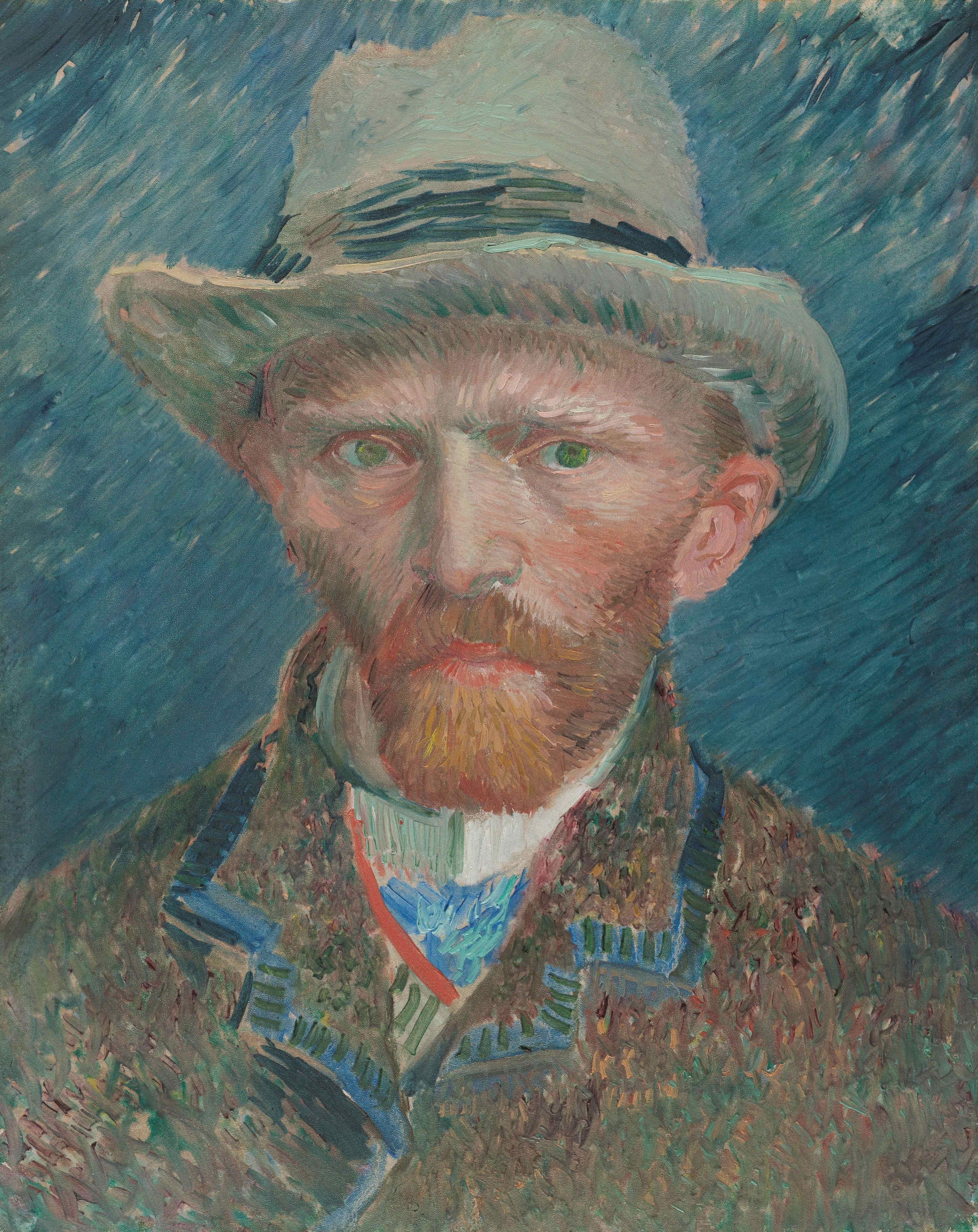 《自画像》（Self-Portrait）｜文森特·梵高 Vincent van Gogh｜1887