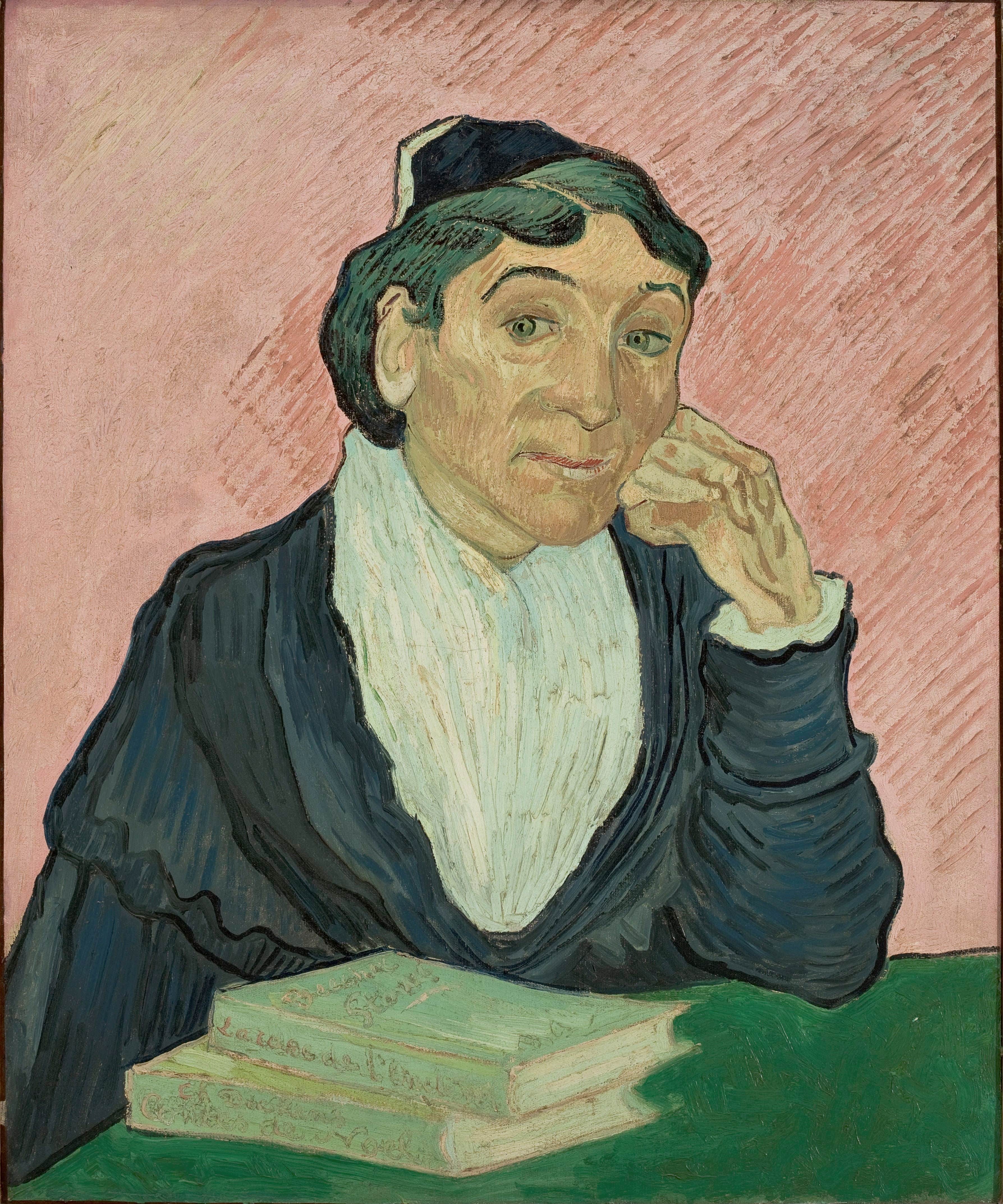 《来自阿尔勒的女人》（The Woman from Arles）｜文森特·梵高 Vincent van Gogh｜1890