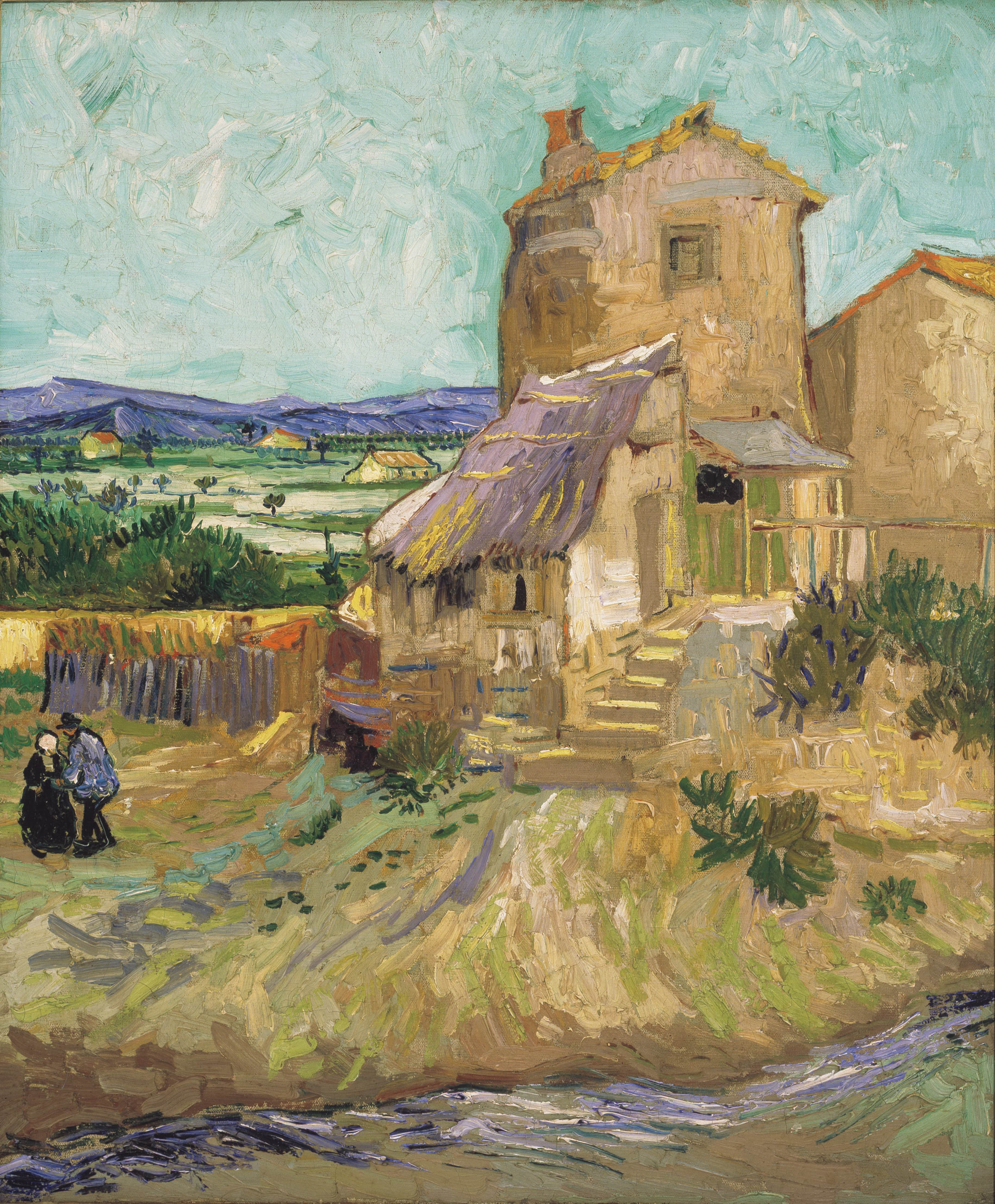 《老磨坊》（The Old Mill）｜文森特·梵高 Vincent van Gogh｜1888