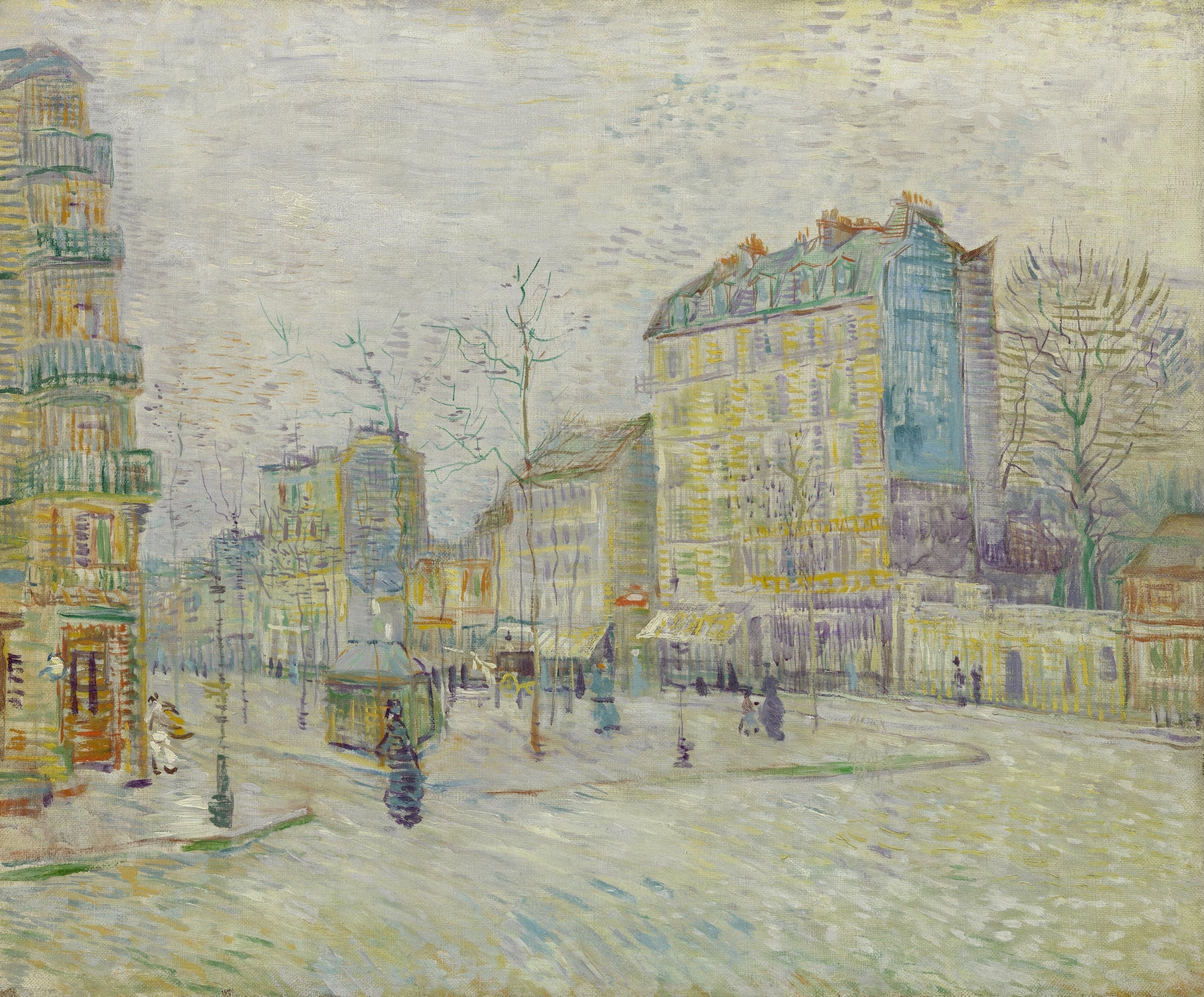 《克利希大道》（Boulevard De Clichy）｜文森特·梵高 Vincent van Gogh｜1887