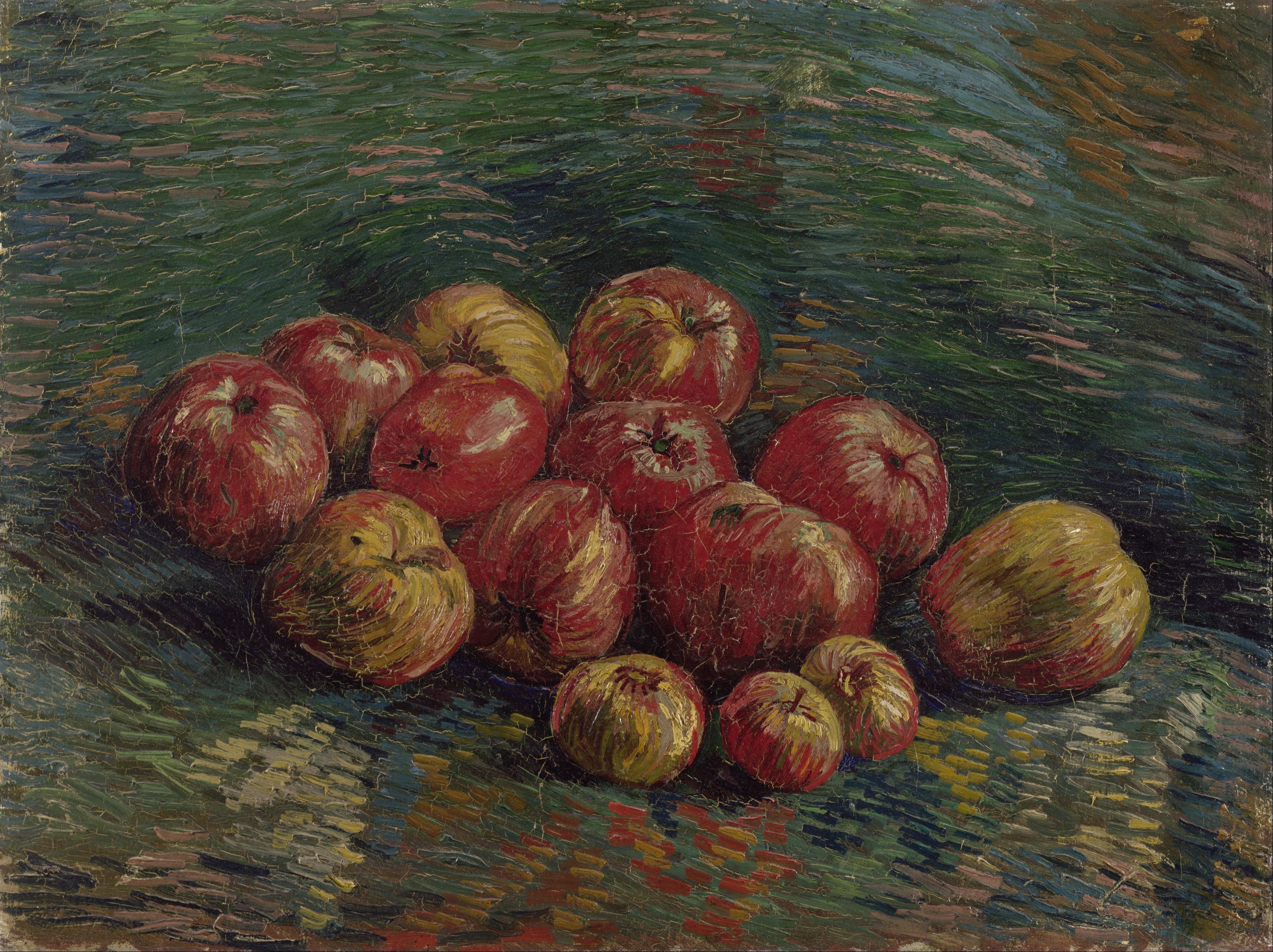 《苹果》（Apples）｜文森特·梵高 Vincent van Gogh｜1887