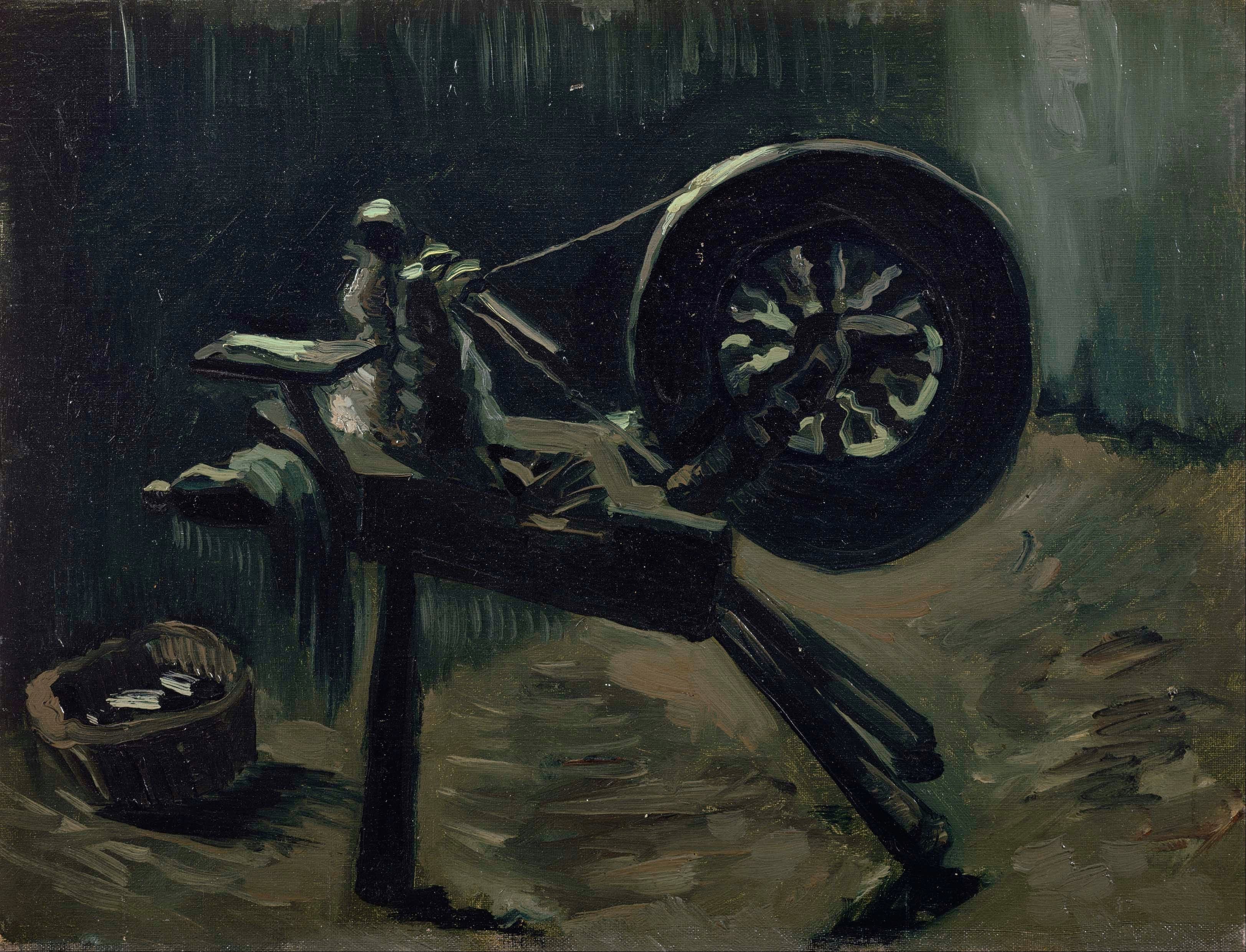 《绕线机》（Bobbin Winder）｜文森特·梵高 Vincent van Gogh｜1885