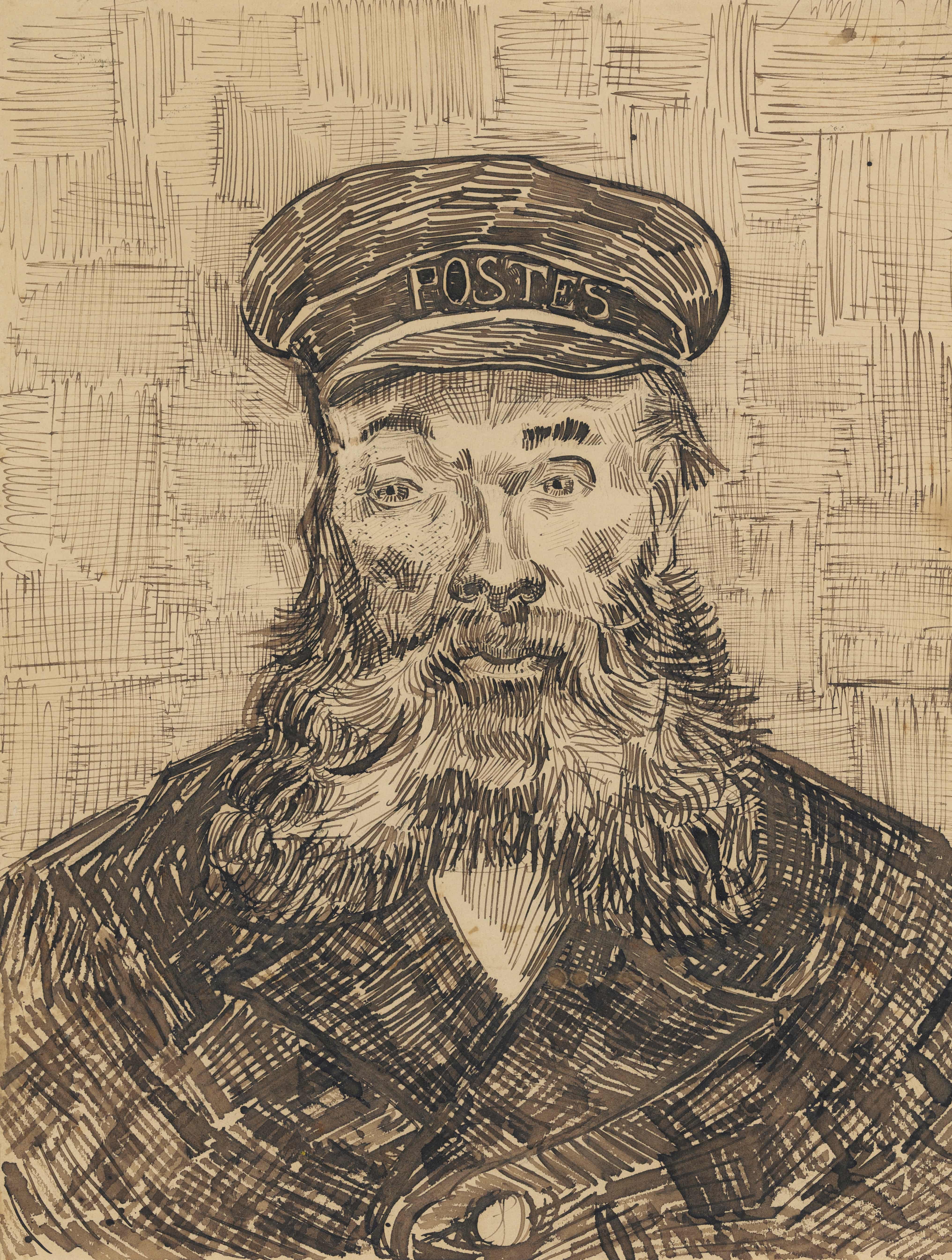 《约瑟夫·鲁林的肖像》（Portrait of Joseph Roulin）｜文森特·梵高 Vincent van Gogh｜1888