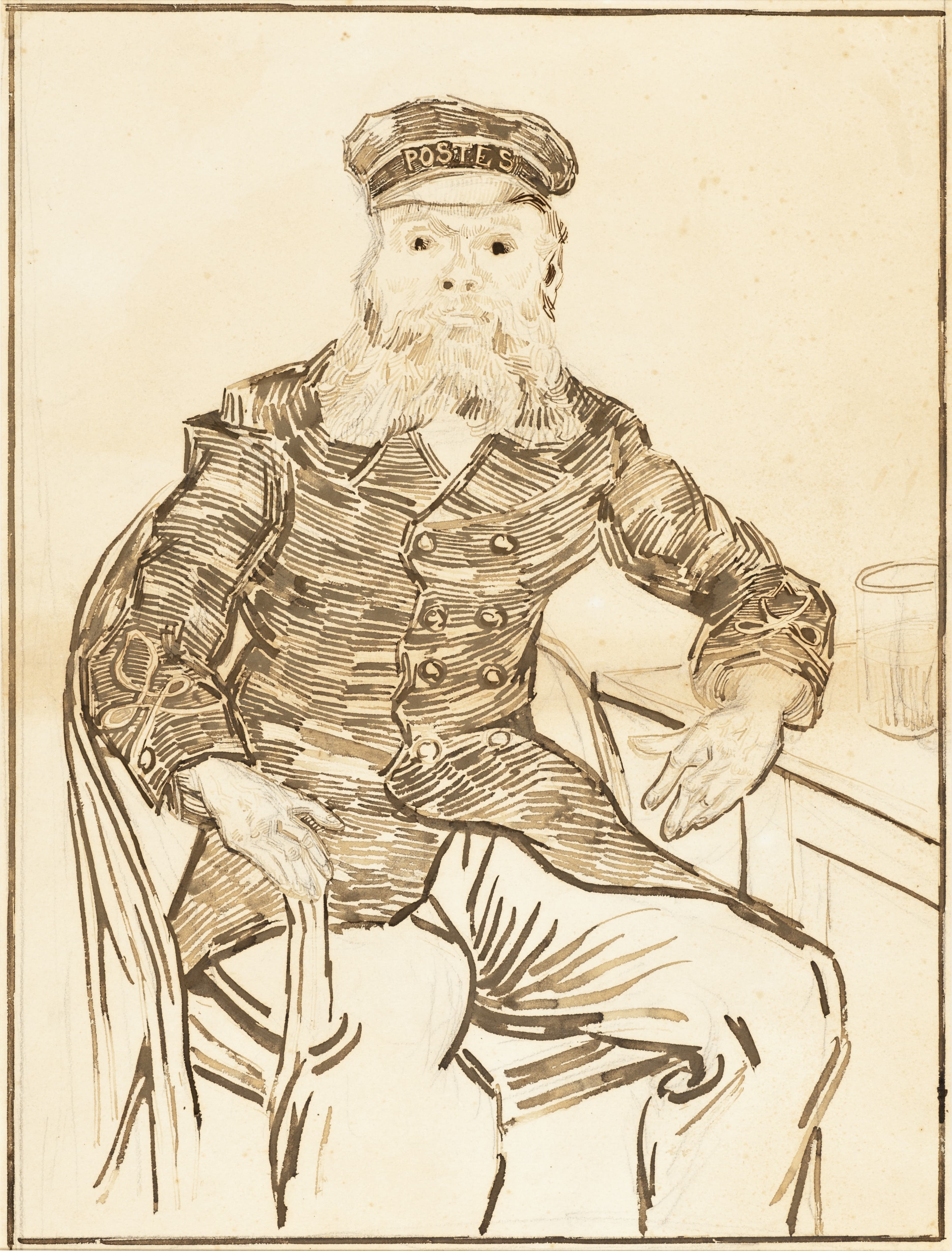 《邮递员约瑟夫·鲁林》（The Postman Joseph Roulin）｜文森特·梵高 Vincent van Gogh｜1888