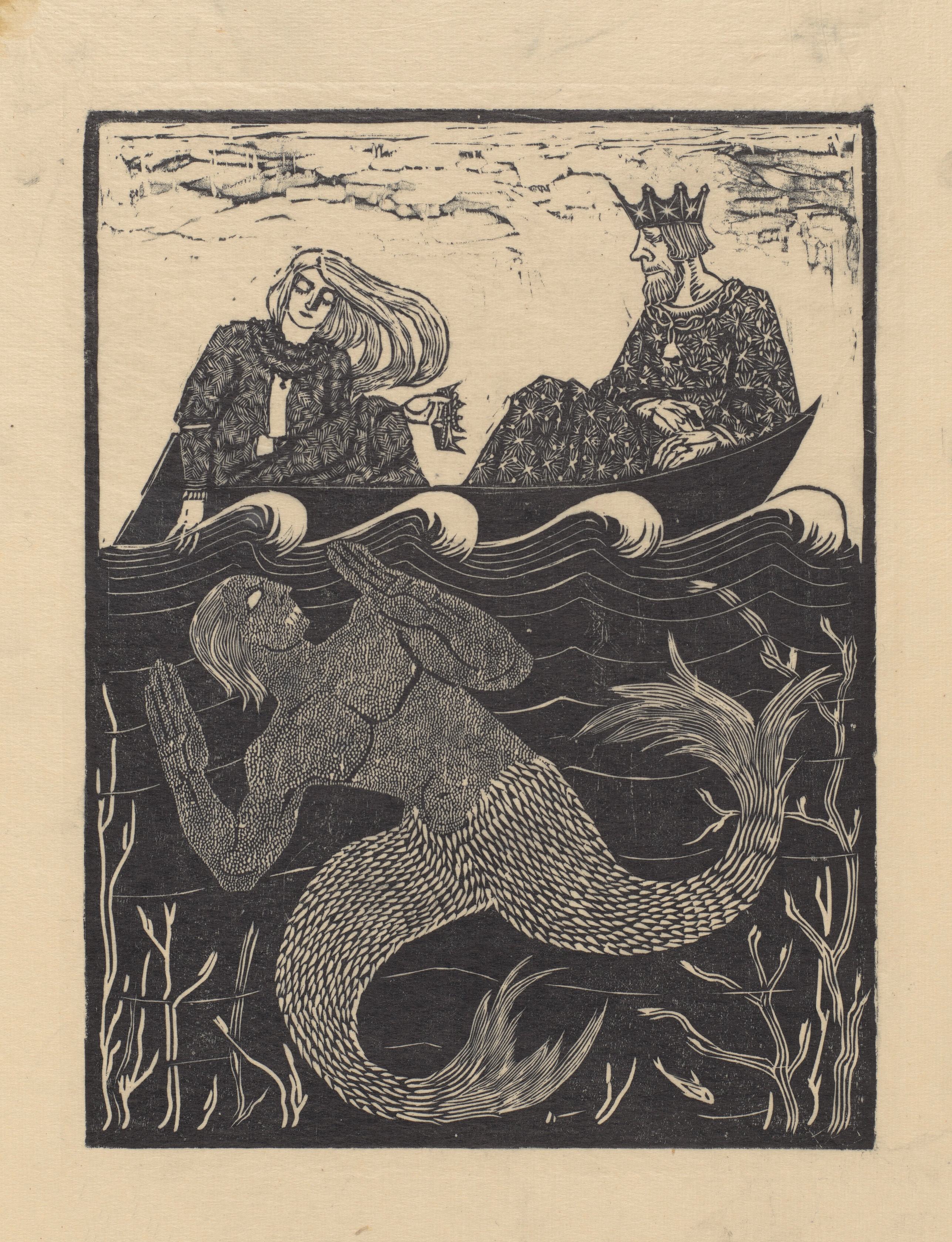 《古丹麦传说，图版1》（Old Danish Legend, Plate 1）｜维克托里娅·戈林斯卡 Wiktoria Goryńska｜1926