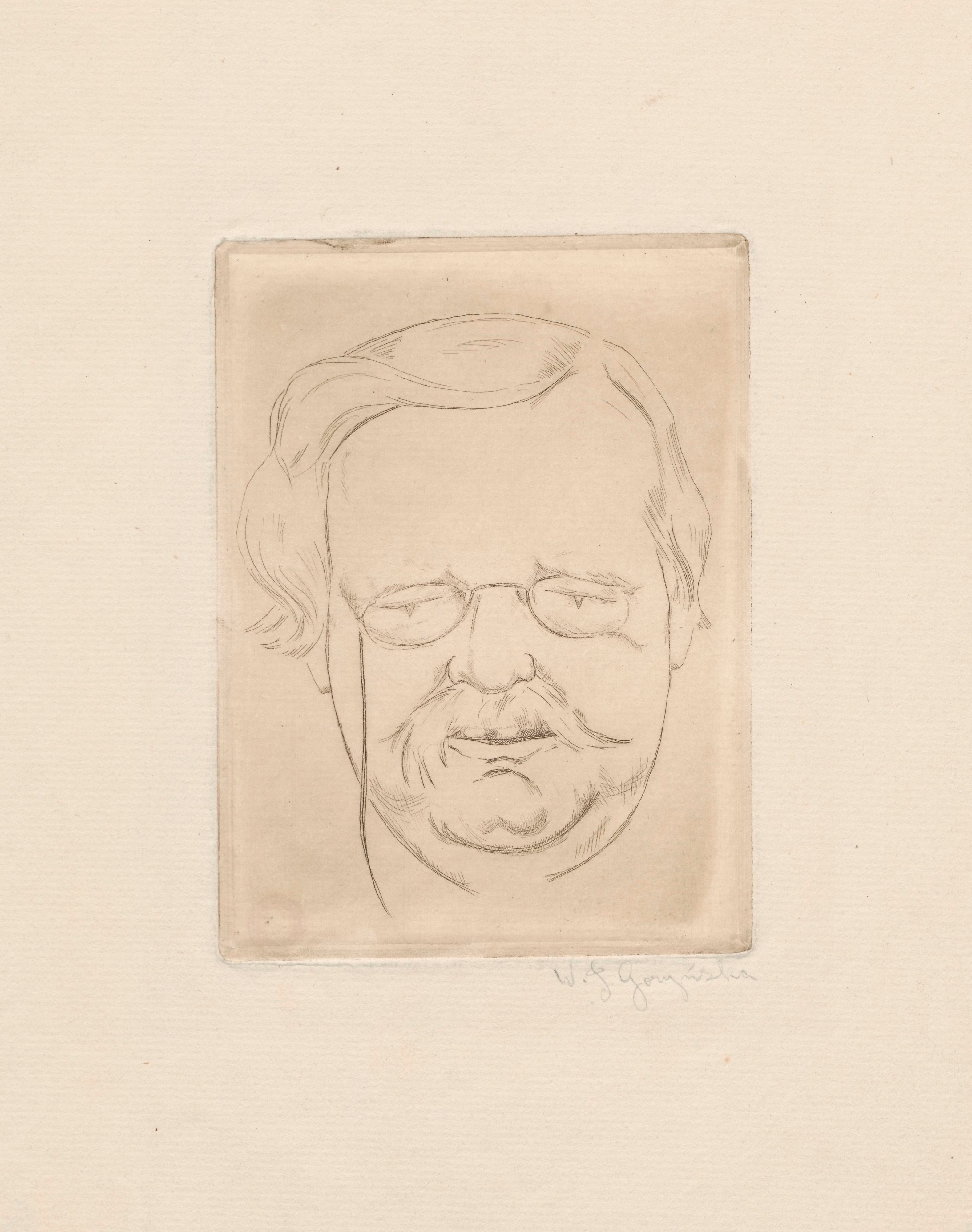 《G.K.切斯特顿》（G. K. Chesterton）｜维克托里娅·戈林斯卡 Wiktoria Goryńska｜1928