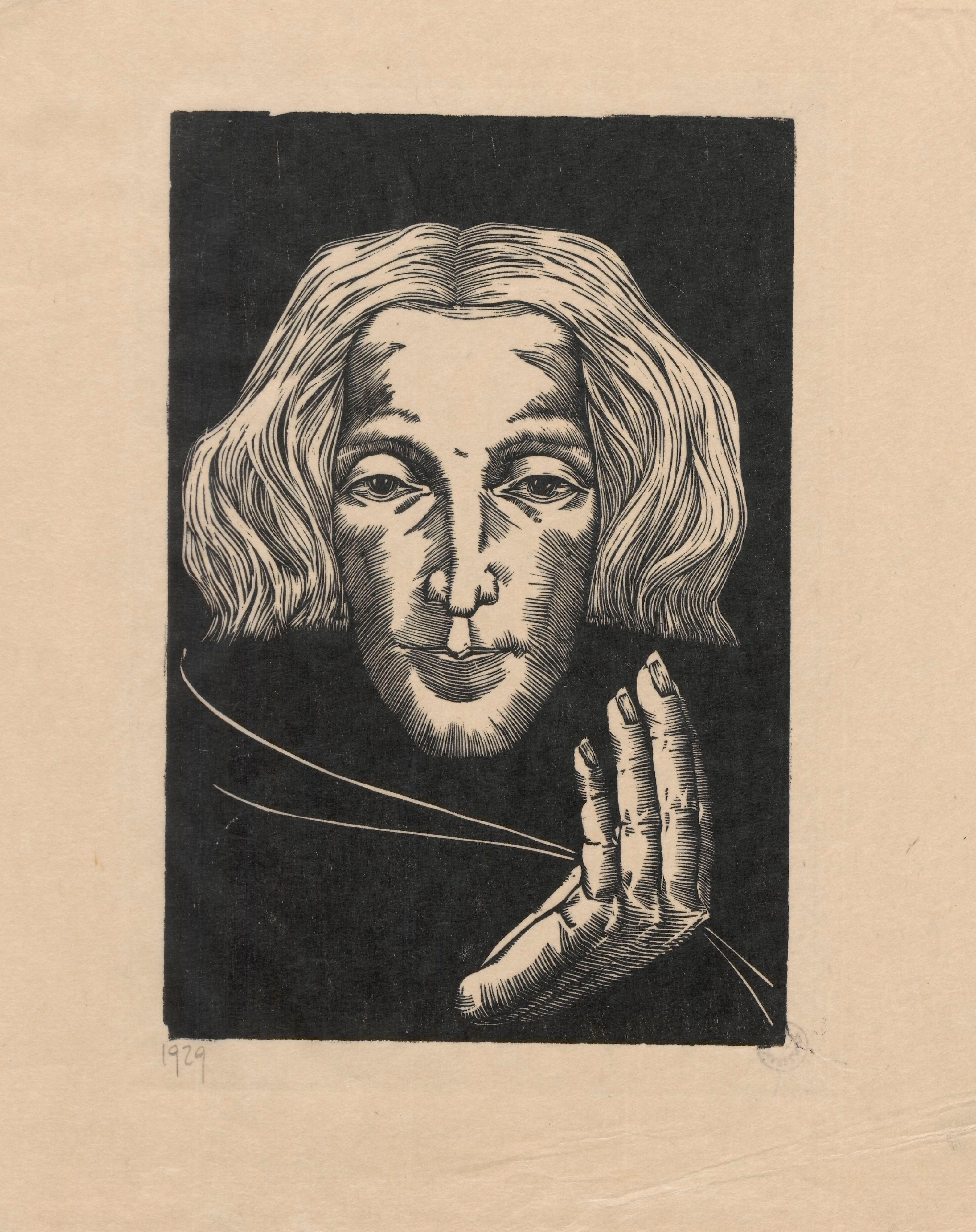 《头像（自画像）》（Head (Self-Portrait)）｜维克托里娅·戈林斯卡 Wiktoria Goryńska｜1929