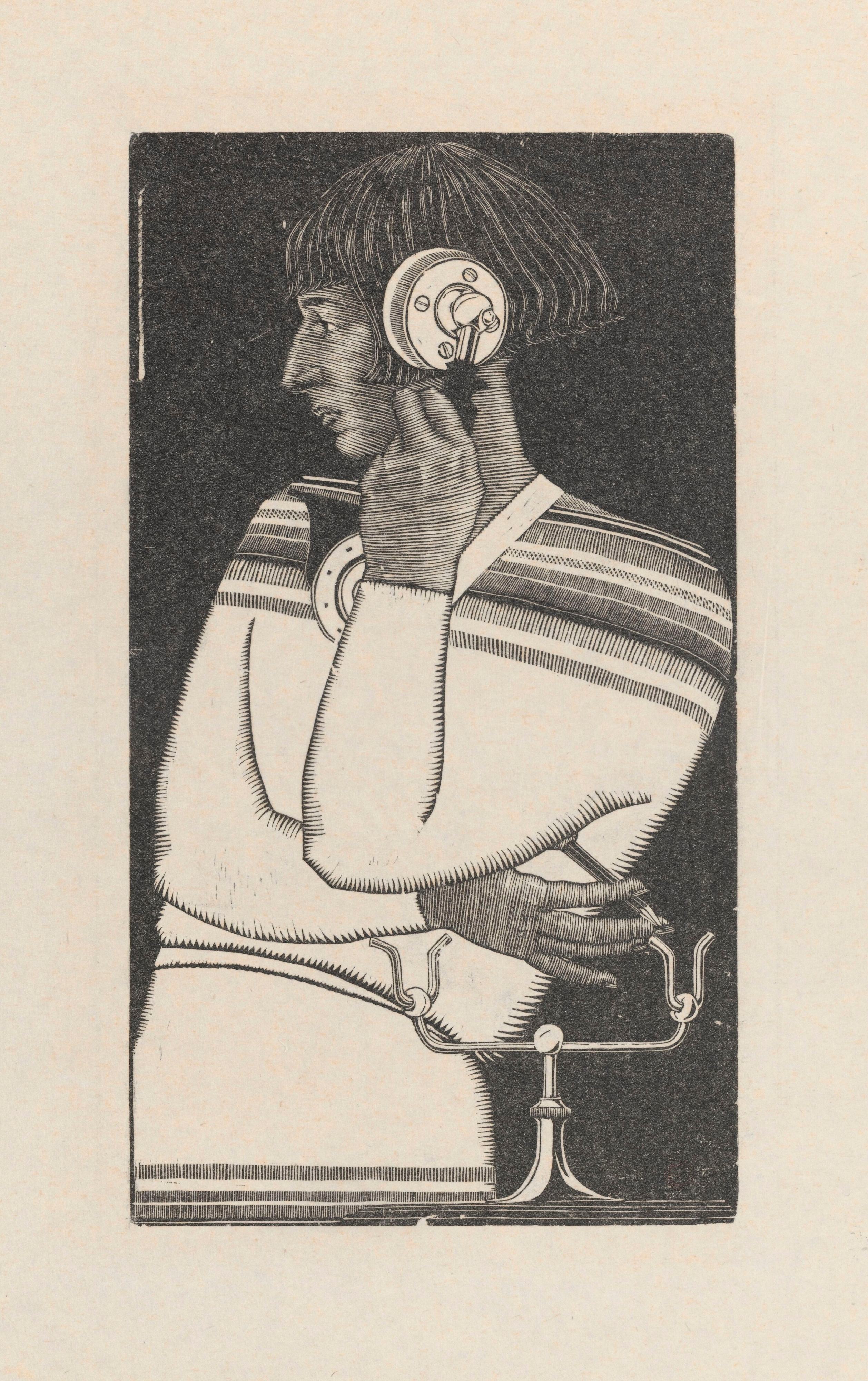 《手持电话的自画像》（Self-Portrait with the Telephone）｜维克托里娅·戈林斯卡 Wiktoria Goryńska｜1930