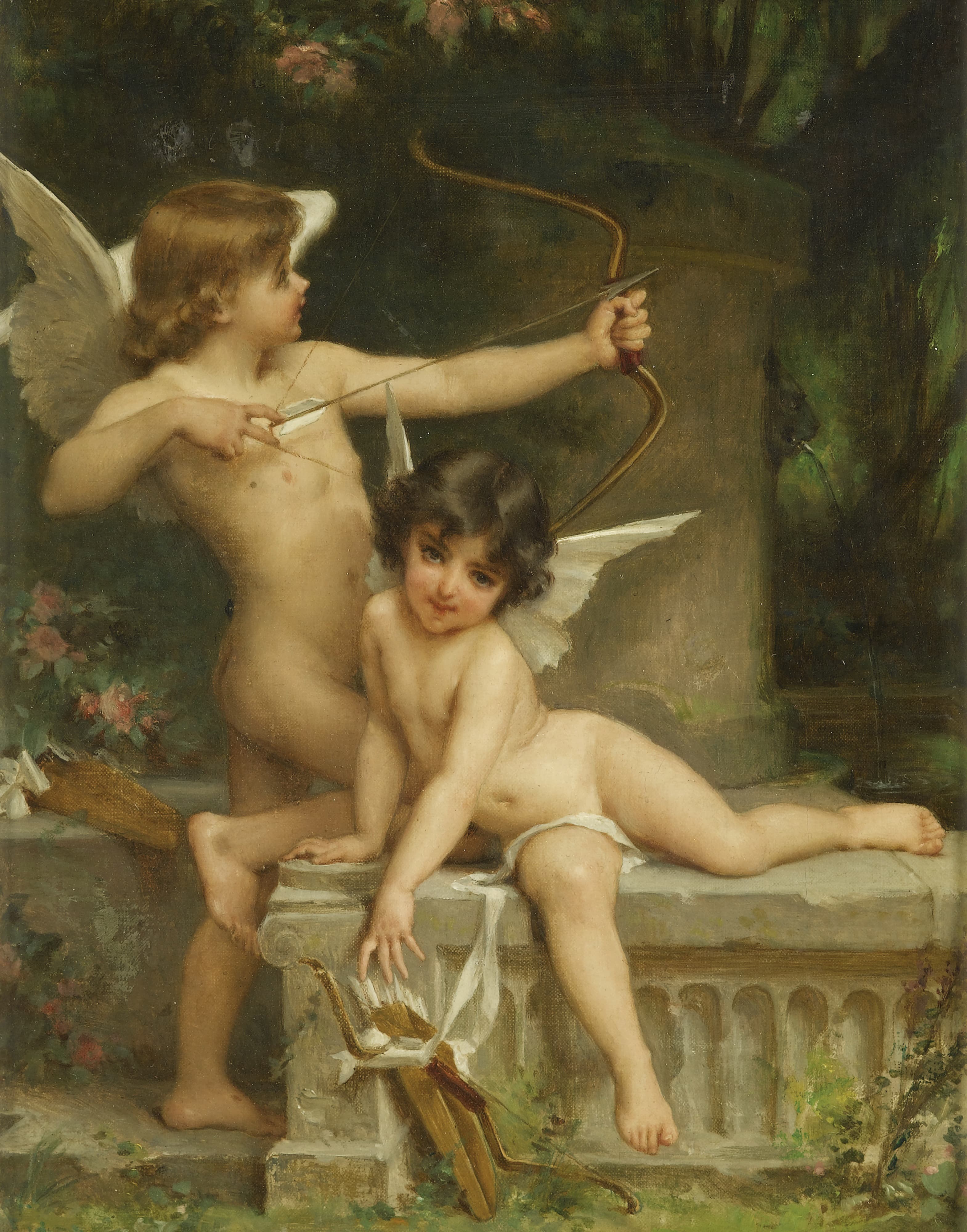 《爱神群像》（Cupids: Love）｜威廉-阿道夫·布格罗 William-Adolphe Bouguereau