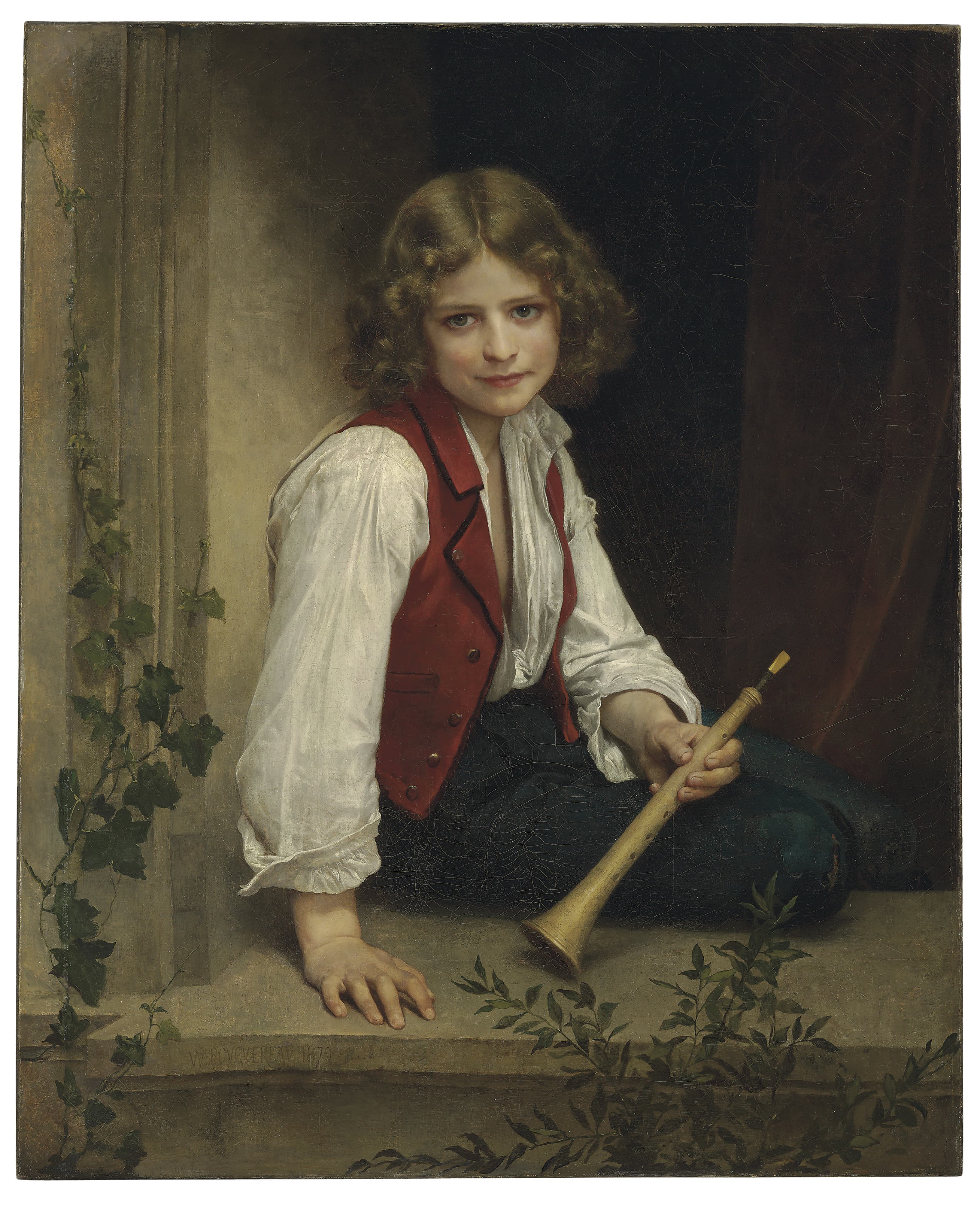 《皮费拉罗笛手》（The Pifferaro）｜威廉-阿道夫·布格罗 William-Adolphe Bouguereau