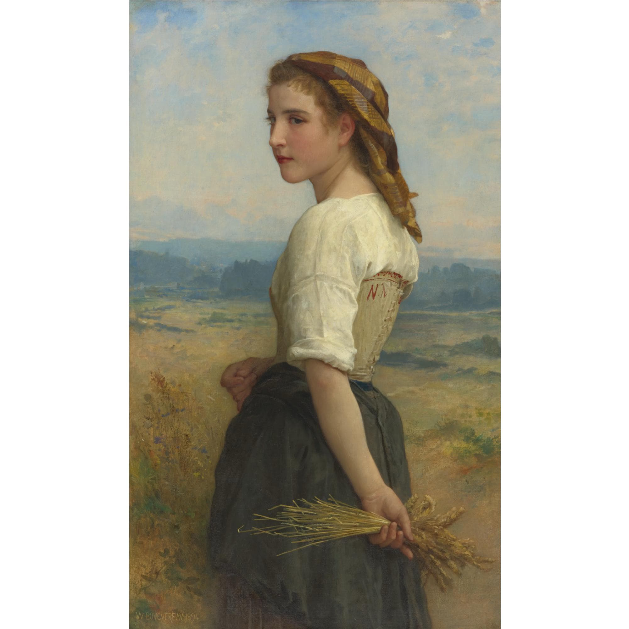 《拾穗者》（Gleaner）｜威廉-阿道夫·布格罗 William-Adolphe Bouguereau｜1894