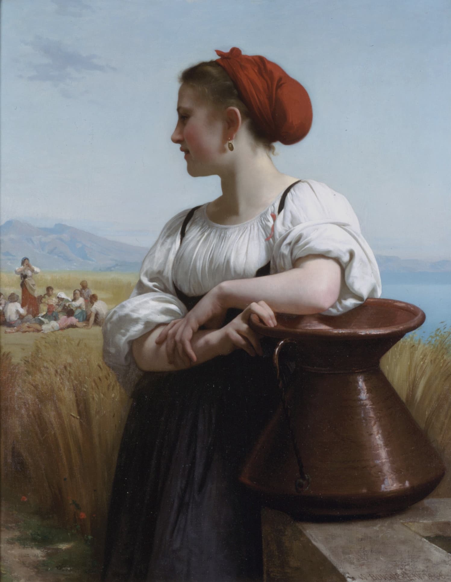 《收割者》（The Harvester）｜威廉-阿道夫·布格罗 William-Adolphe Bouguereau｜1897