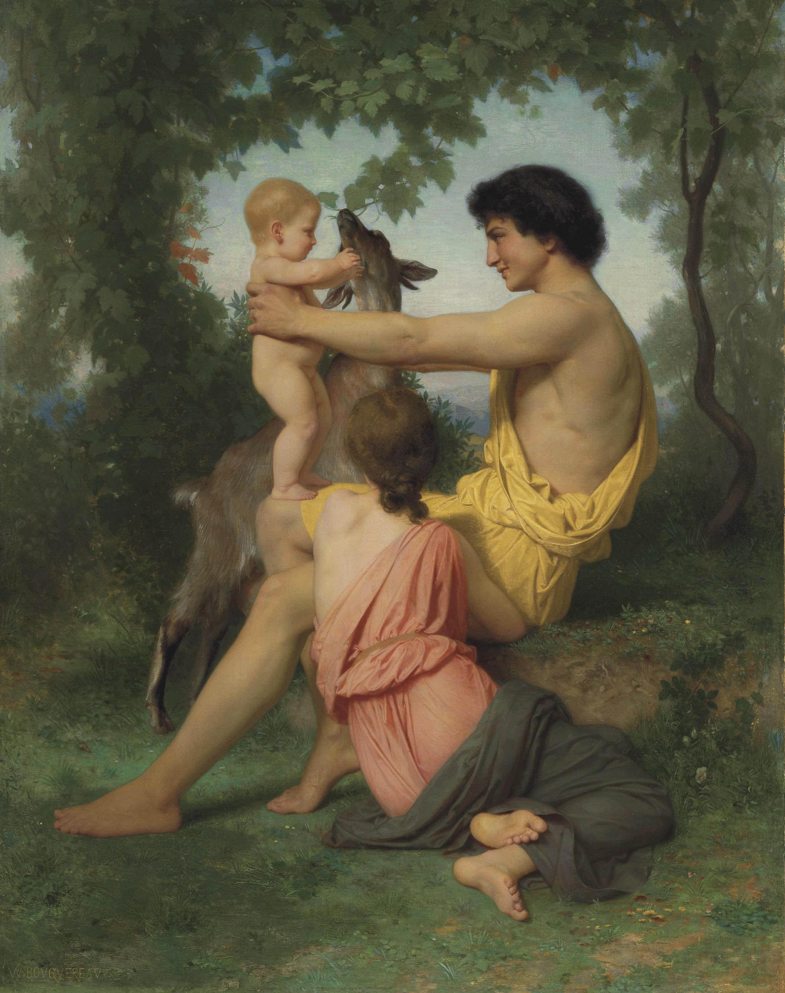 《田园诗（二）》（Idyll II）｜威廉-阿道夫·布格罗 William-Adolphe Bouguereau
