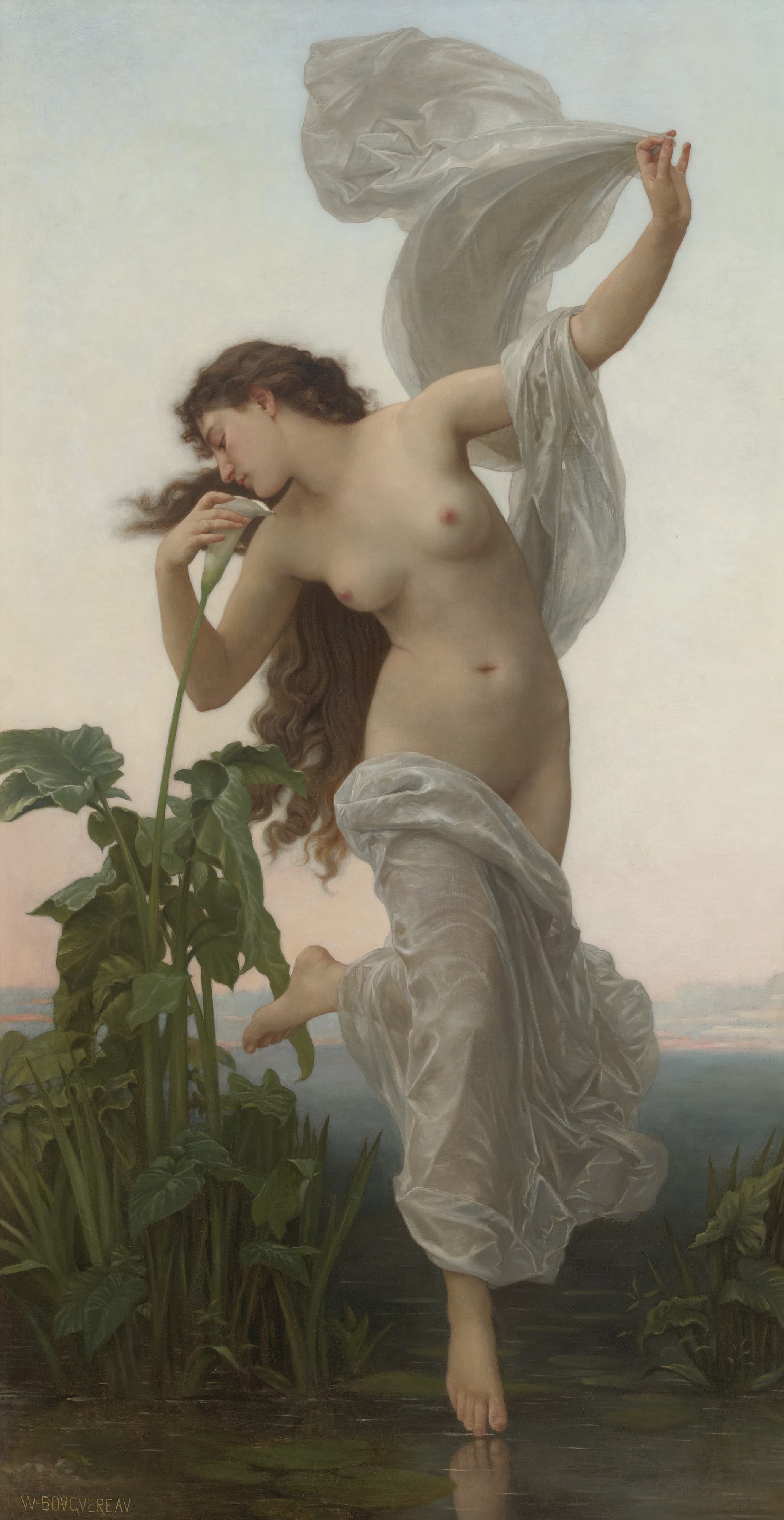 《黎明》（Dawn）｜威廉-阿道夫·布格罗 William-Adolphe Bouguereau｜1881