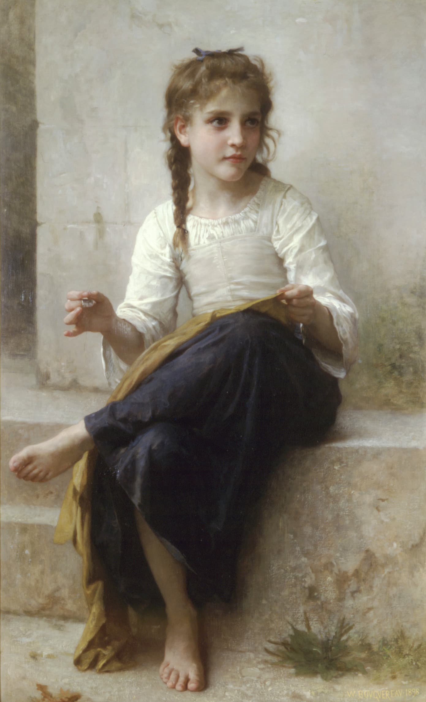 《女裁缝》（The Seamstress）｜威廉-阿道夫·布格罗 William-Adolphe Bouguereau