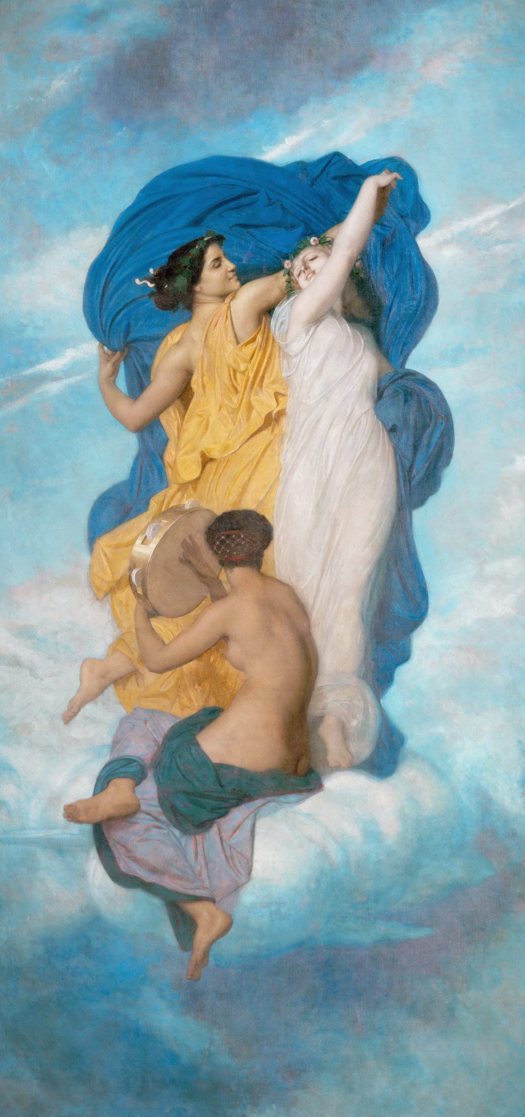 《舞蹈》（The Dance）｜威廉-阿道夫·布格罗 William-Adolphe Bouguereau｜1856