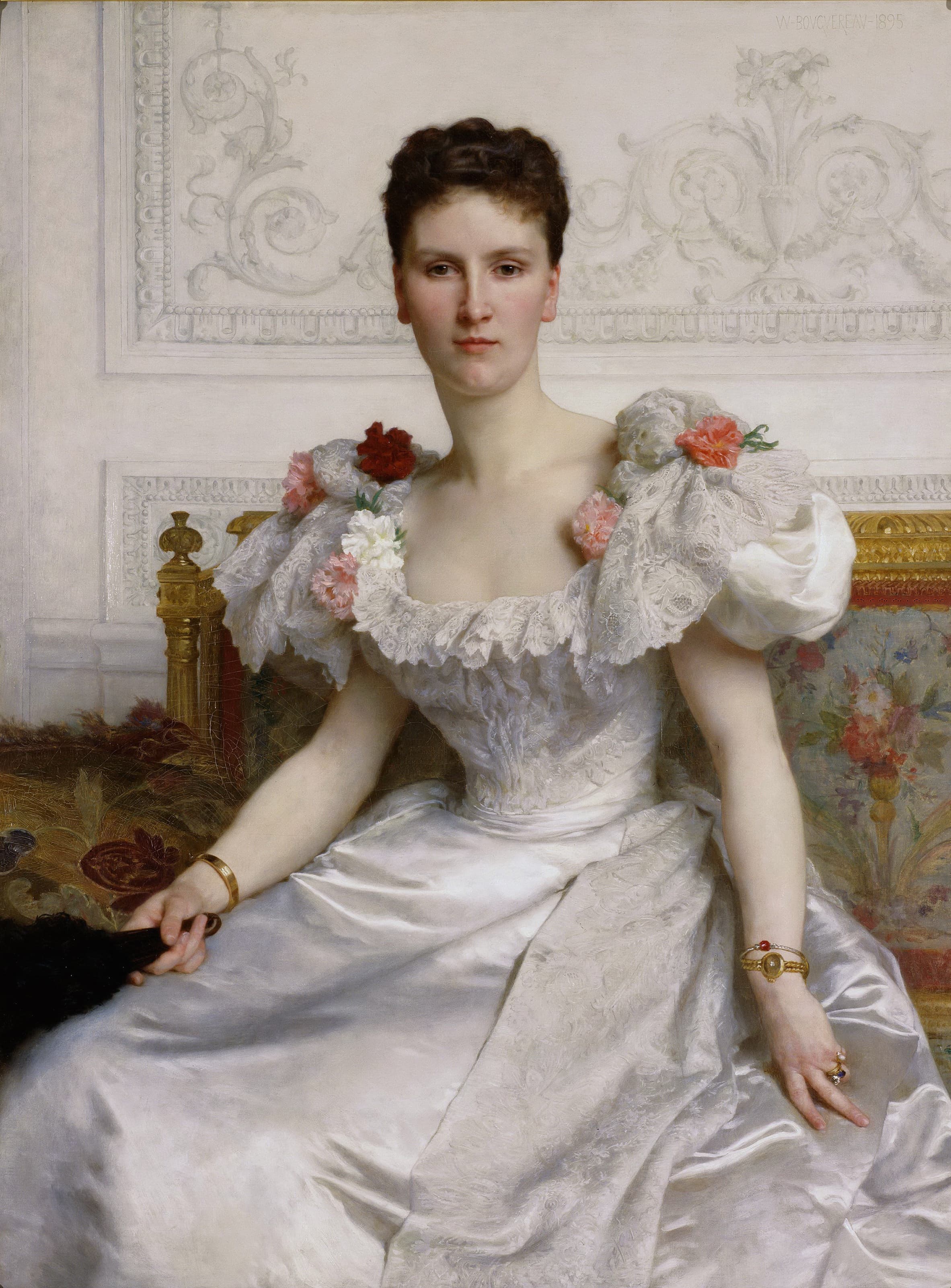 《康巴塞雷斯伯爵夫人肖像》（Portrait of the Countess of Cambaceres）｜威廉-阿道夫·布格罗 William-Adolphe Bouguereau