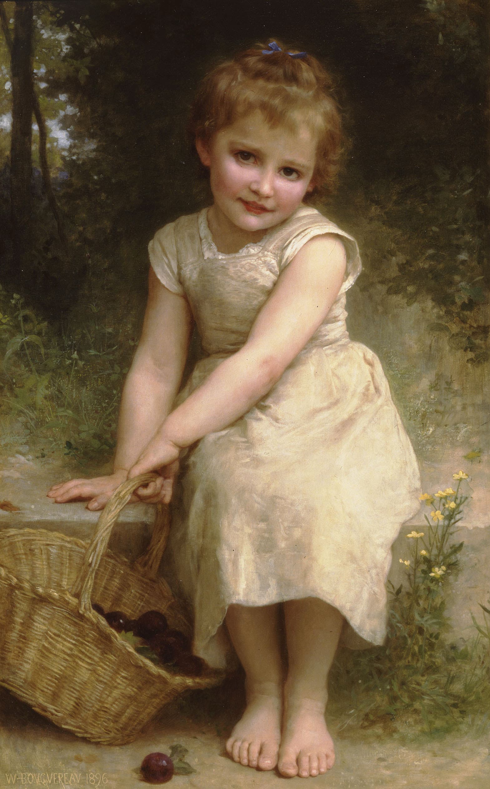 《李子》（Plums）｜威廉-阿道夫·布格罗 William-Adolphe Bouguereau