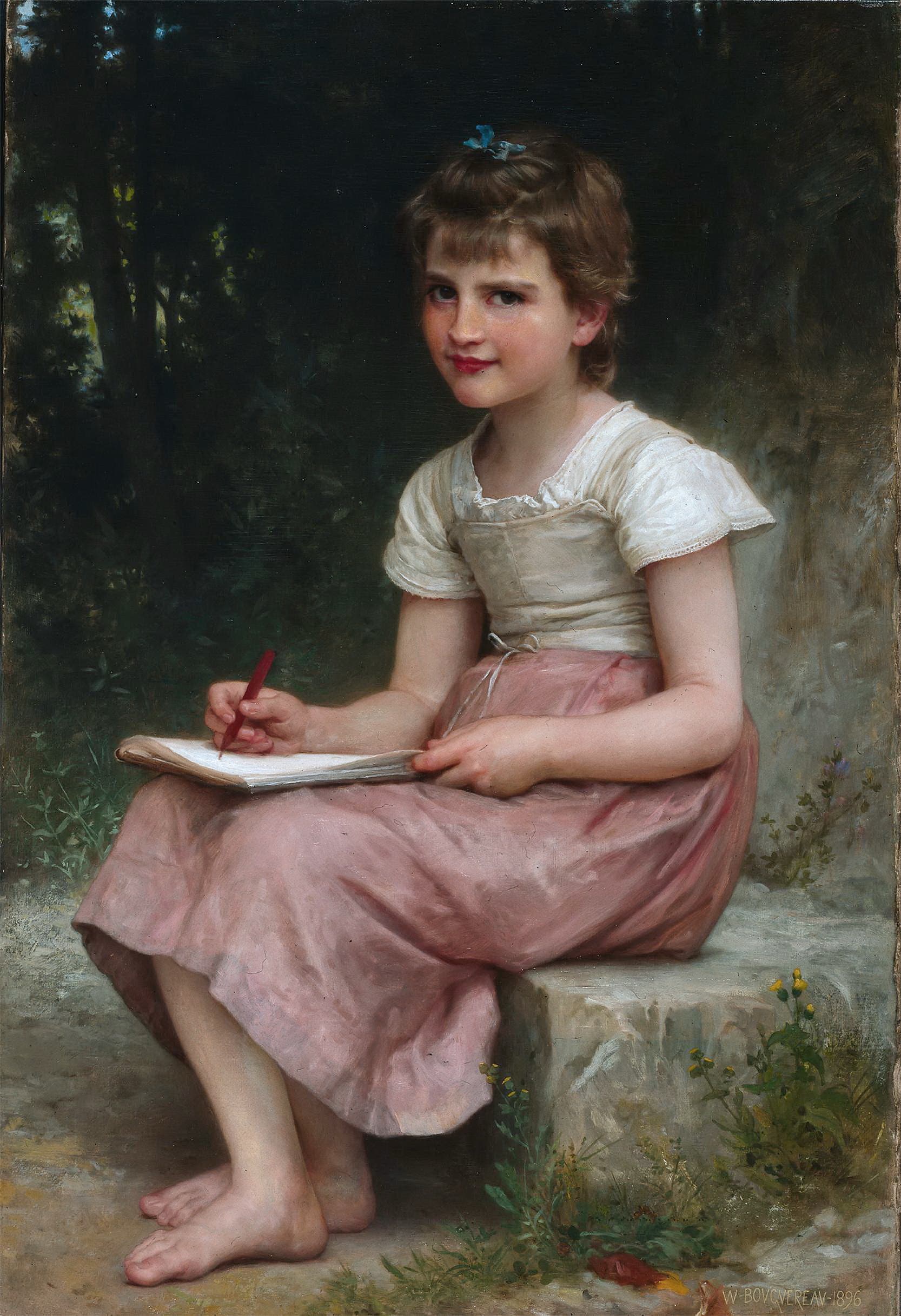 《使命》（A Calling）｜威廉-阿道夫·布格罗 William-Adolphe Bouguereau｜1896