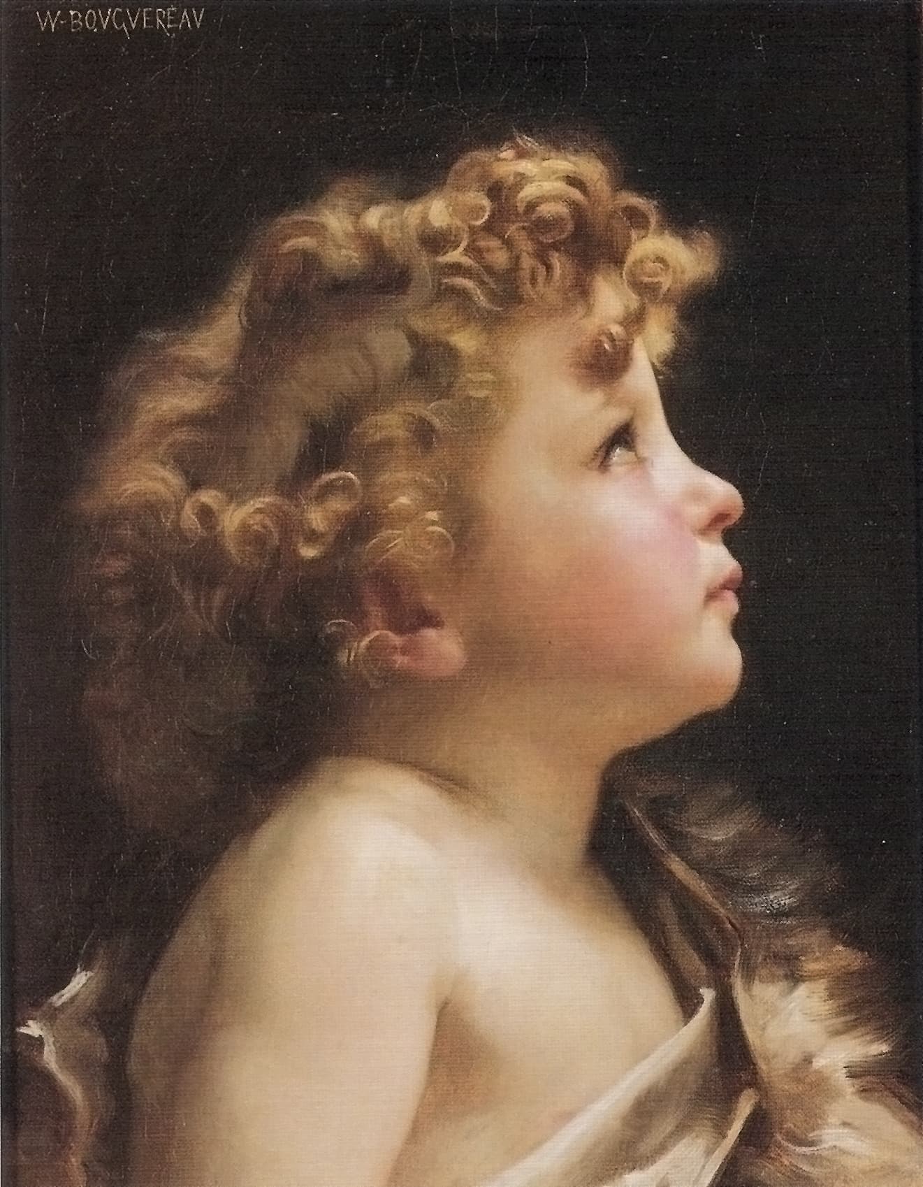 《年幼的施洗者圣约翰》（Young John the Baptist）｜威廉-阿道夫·布格罗 William-Adolphe Bouguereau