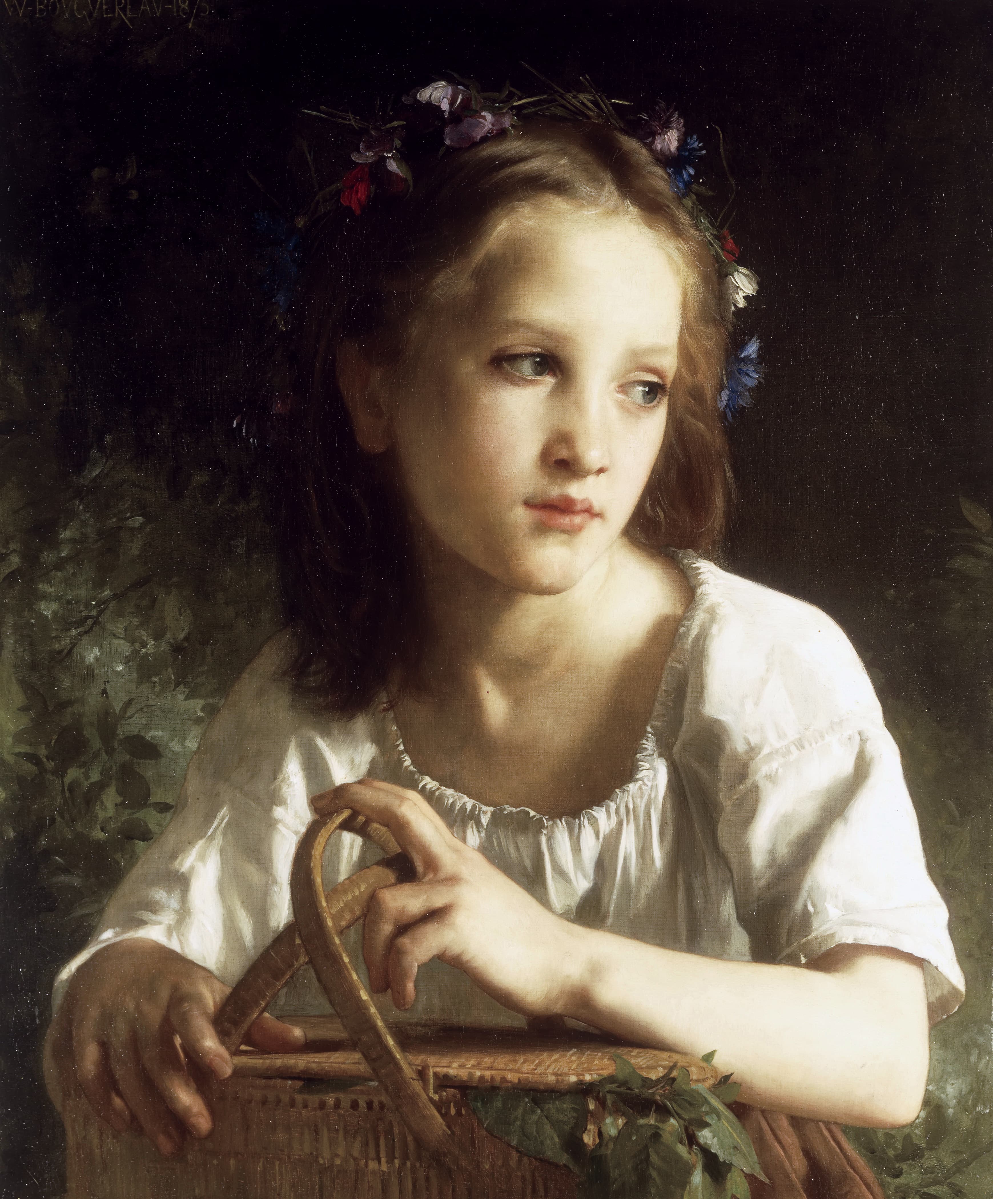 《小奥菲莉娅》（Little Ophelia）｜威廉-阿道夫·布格罗 William-Adolphe Bouguereau