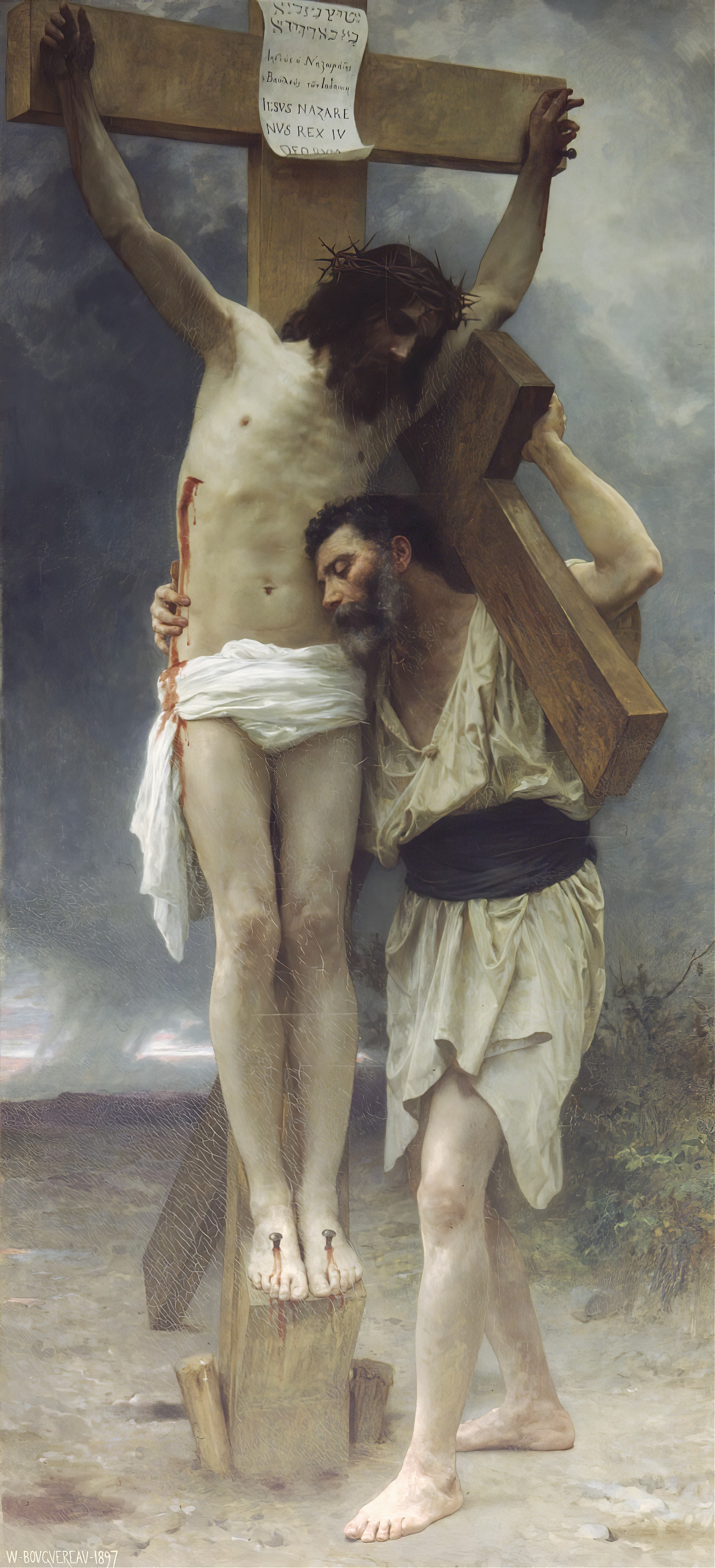 《慈悲》（Compassion）｜威廉-阿道夫·布格罗 William-Adolphe Bouguereau｜1897