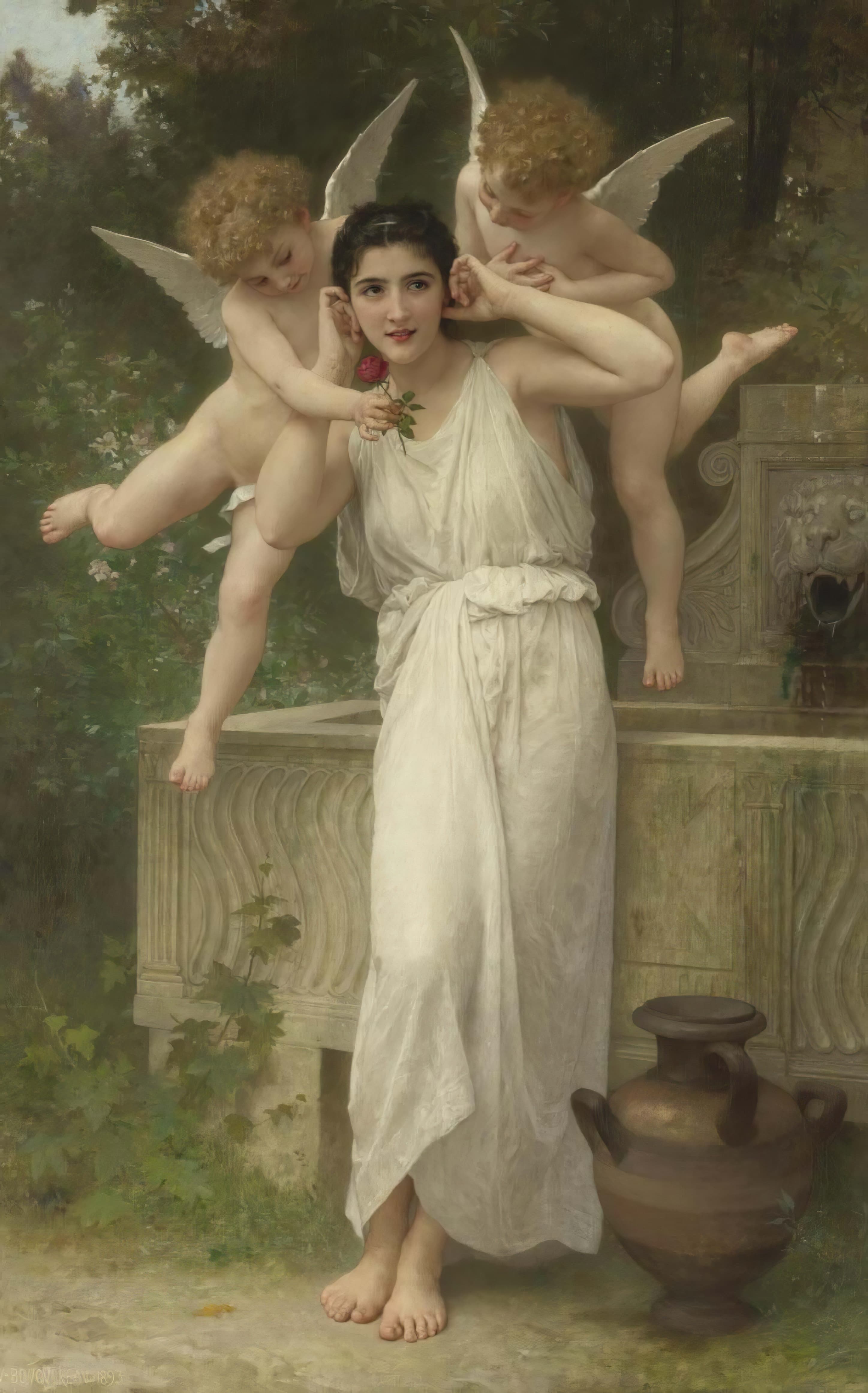 《青春》（Jeunesse）｜威廉-阿道夫·布格罗 William-Adolphe Bouguereau｜不明