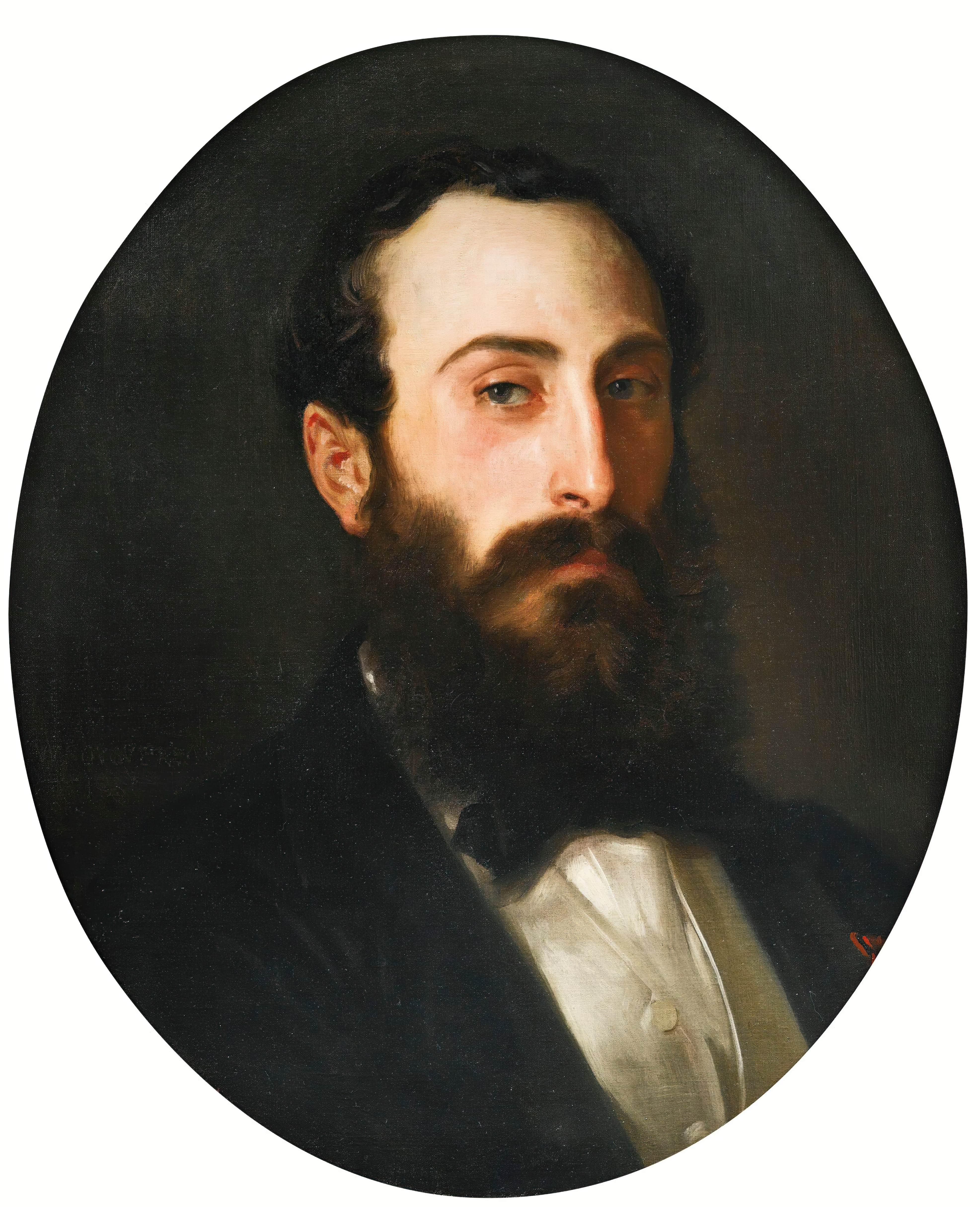 《费尔南·巴托隆尼肖像》（Portrait de Fernand Bartholoni）｜威廉-阿道夫·布格罗 William-Adolphe Bouguereau｜不明