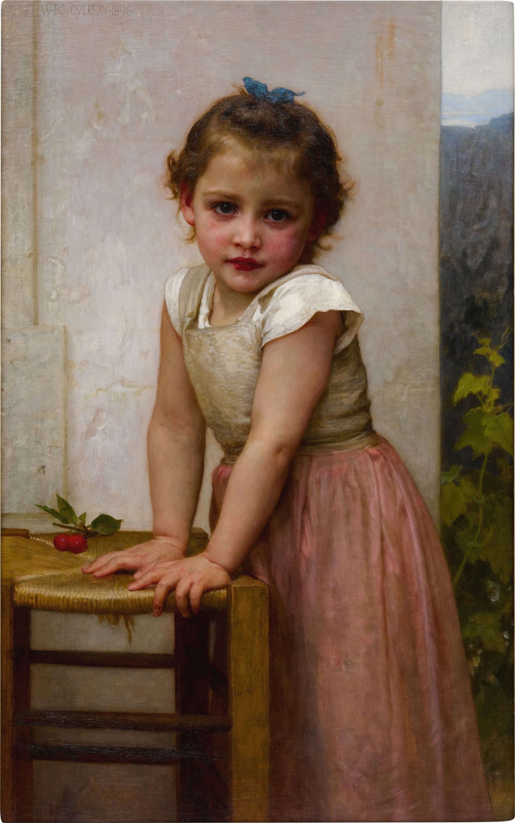 《伊冯娜》（Yvonne）｜威廉-阿道夫·布格罗 William-Adolphe Bouguereau｜1896