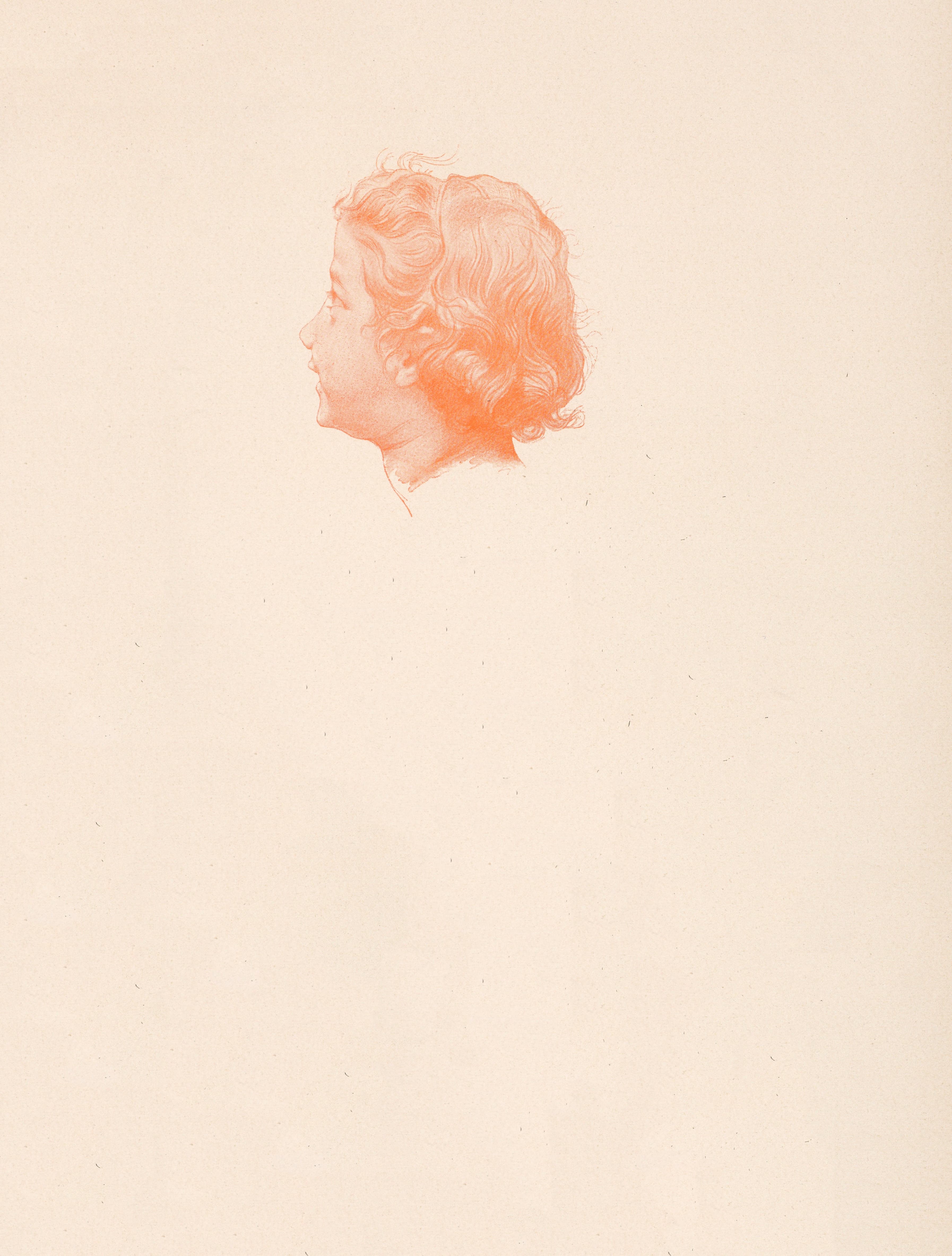 《儿童头像》（Tête d’enfant）｜威廉-阿道夫·布格罗 William-Adolphe Bouguereau｜19世纪