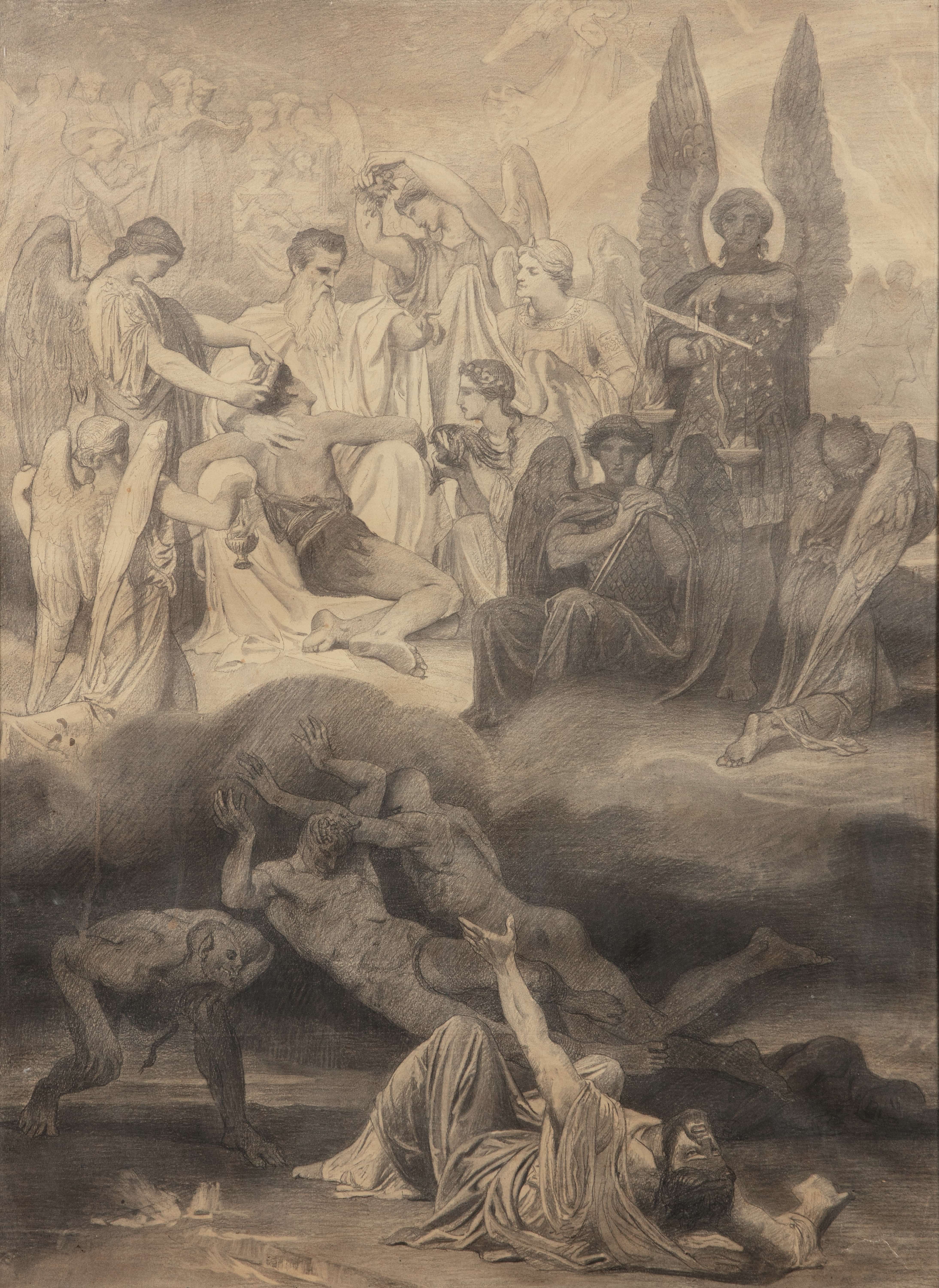 《正义：宗教场景》（Justice, Religious Scene）｜威廉-阿道夫·布格罗 William-Adolphe Bouguereau｜不明