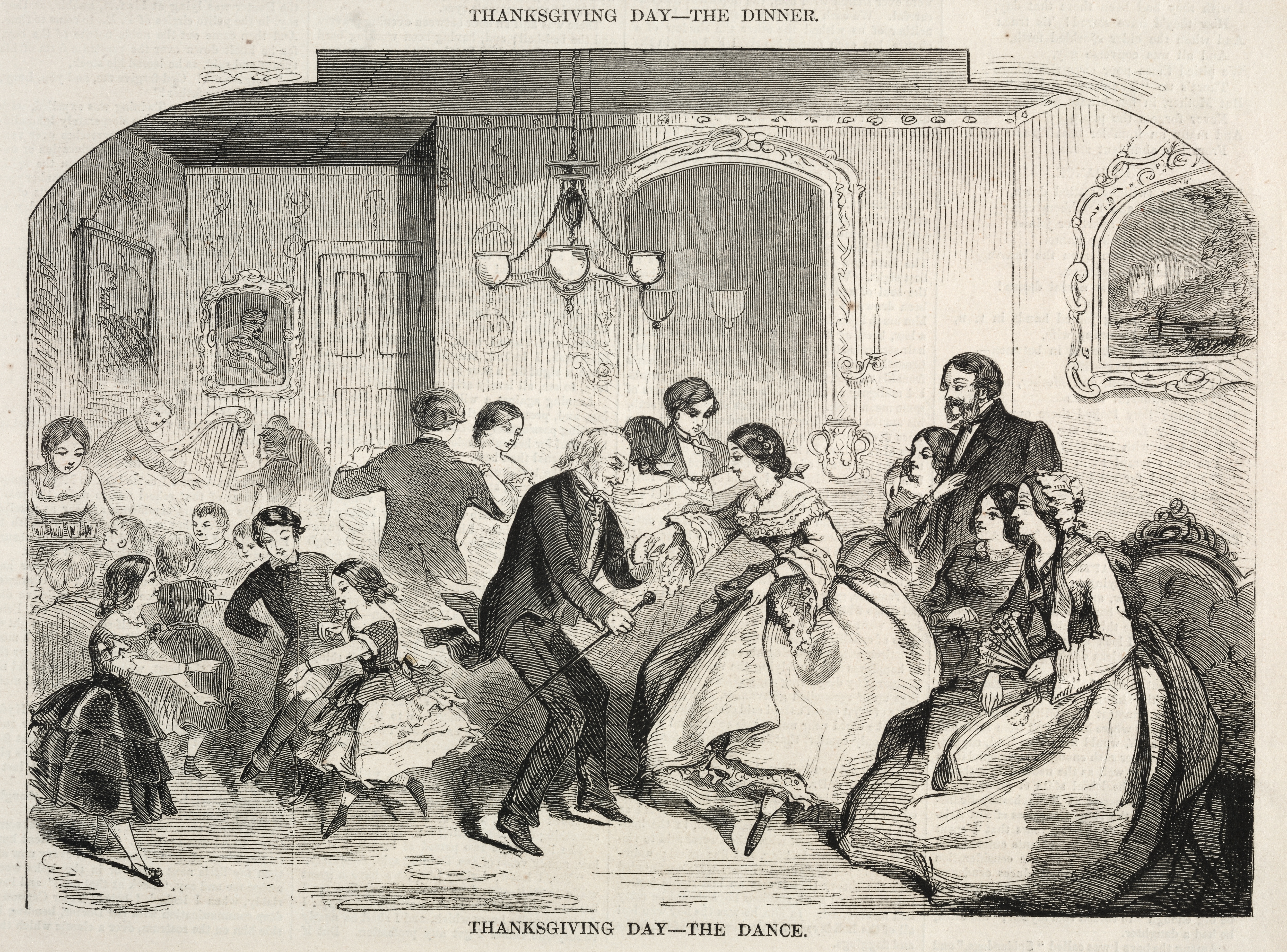 《感恩节舞蹈》（thanksgiving day the dance）｜温斯洛·霍默 Winslow Homer｜1858