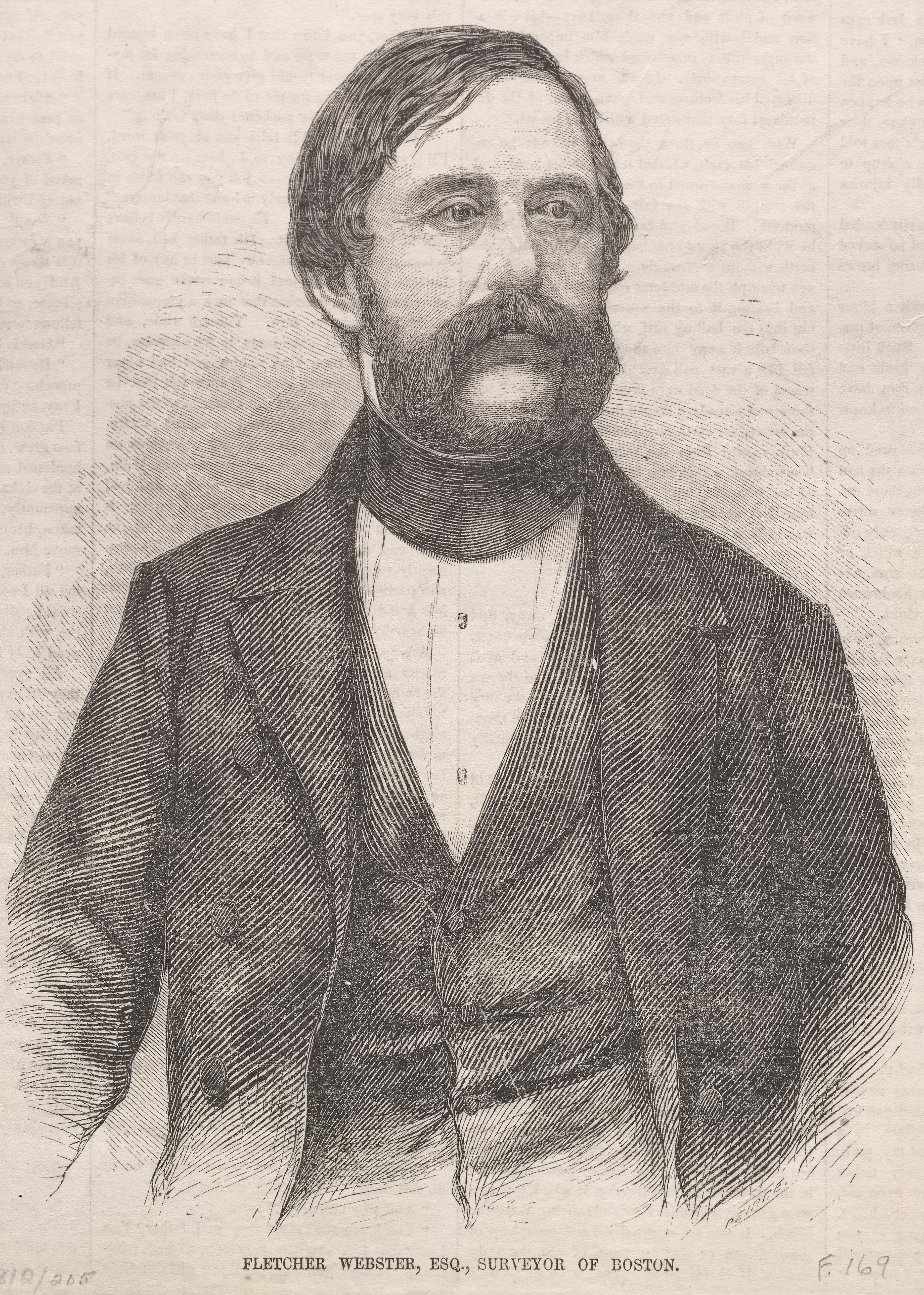 《波士顿弗莱彻韦伯斯特ESQ测量师》（fletcher webster esq surveyor of boston）｜温斯洛·霍默 Winslow Homer｜1859