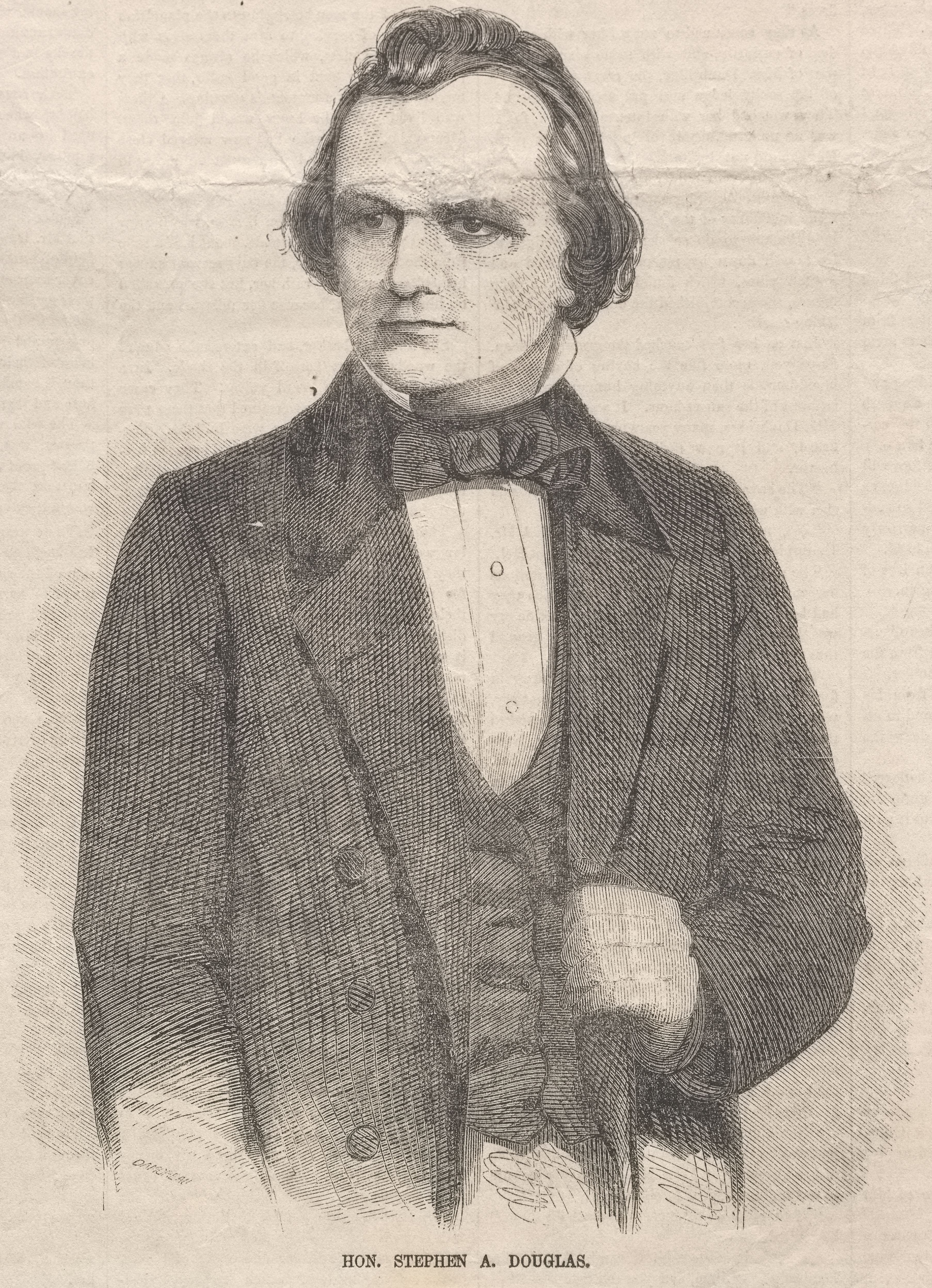 《斯蒂芬·道格拉斯阁下》（hon stephen a douglas）｜温斯洛·霍默 Winslow Homer｜1859