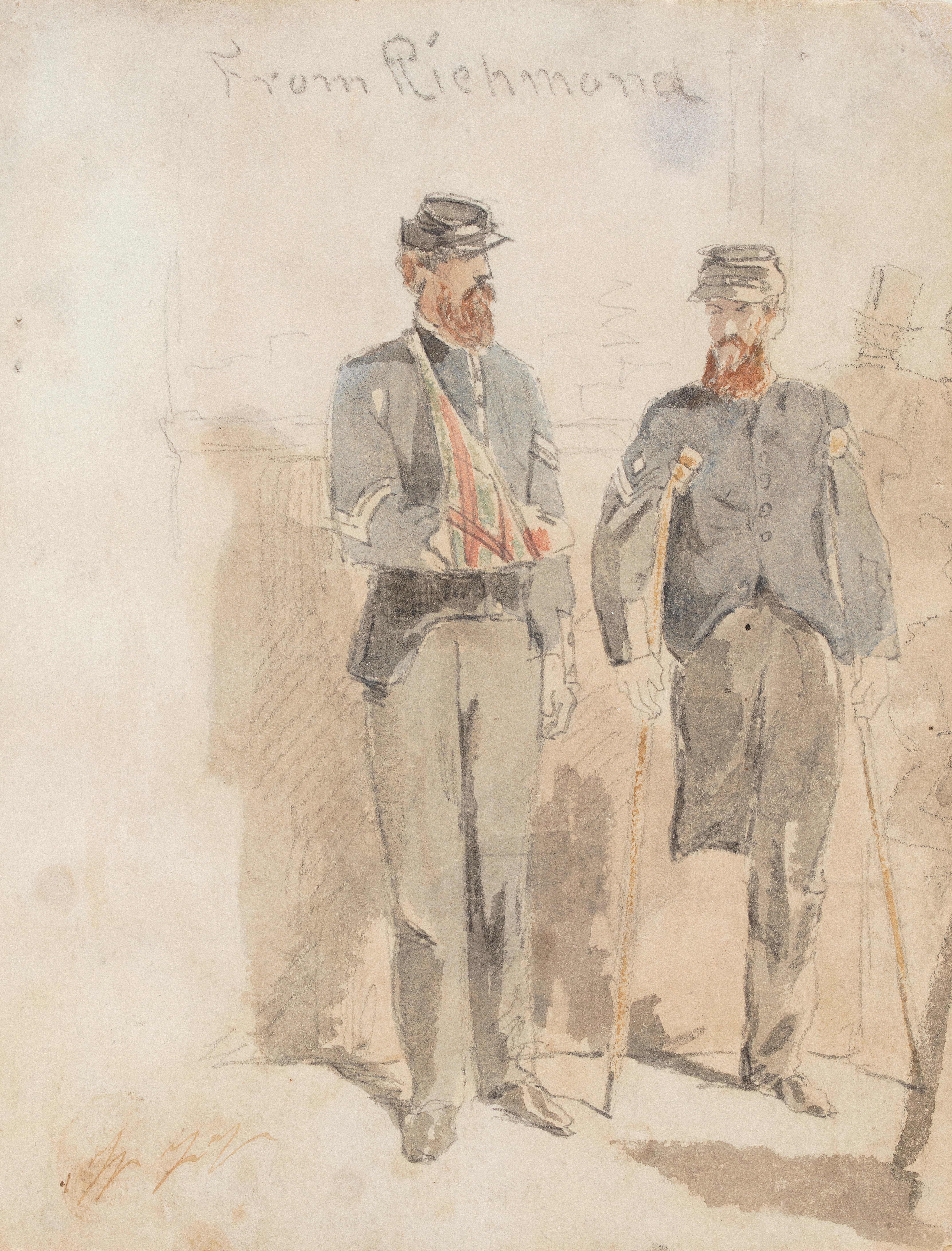 《从里士满》（from richmond）｜温斯洛·霍默 Winslow Homer｜1862