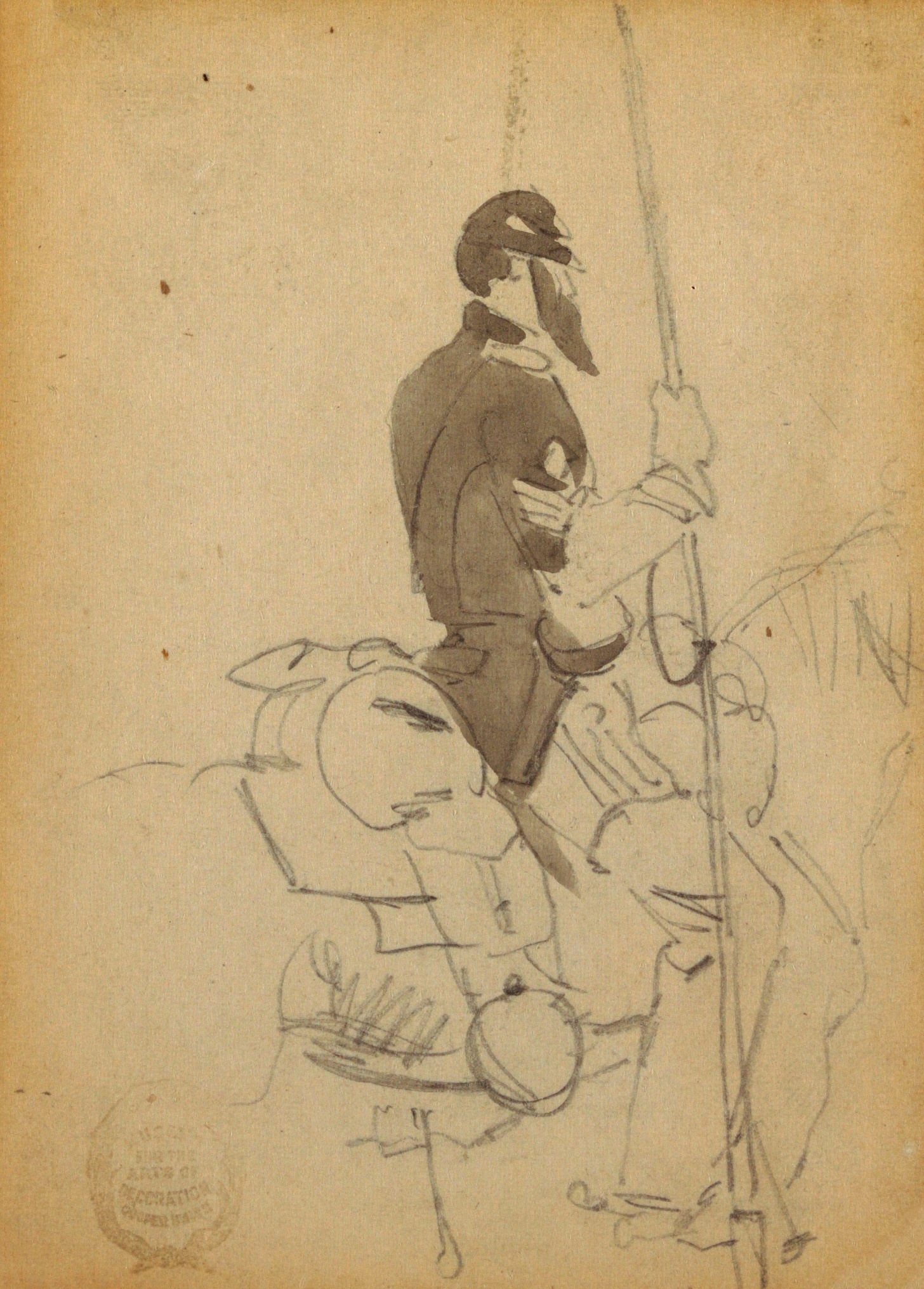 《骑兵》（mounted cavalryman）｜温斯洛·霍默 Winslow Homer｜1862