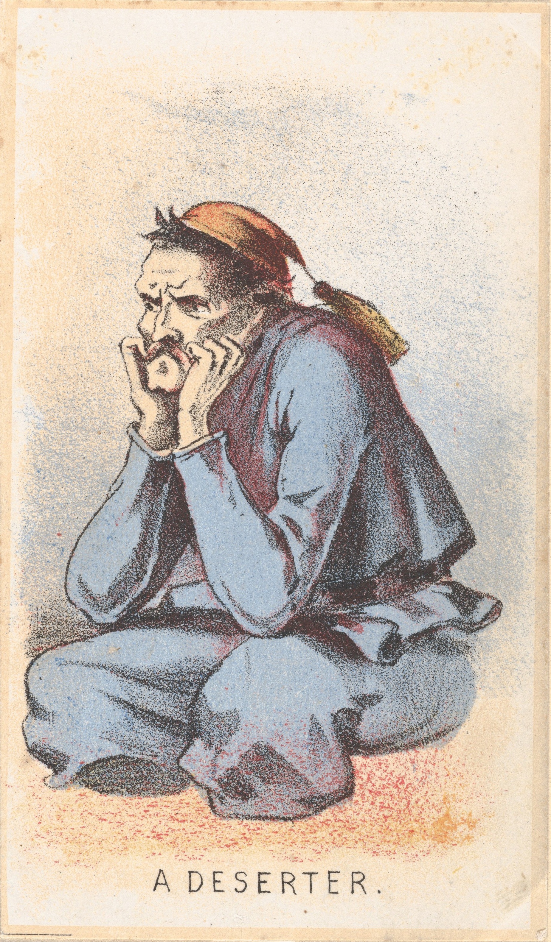 《逃兵》（a deserter）｜温斯洛·霍默 Winslow Homer｜1864