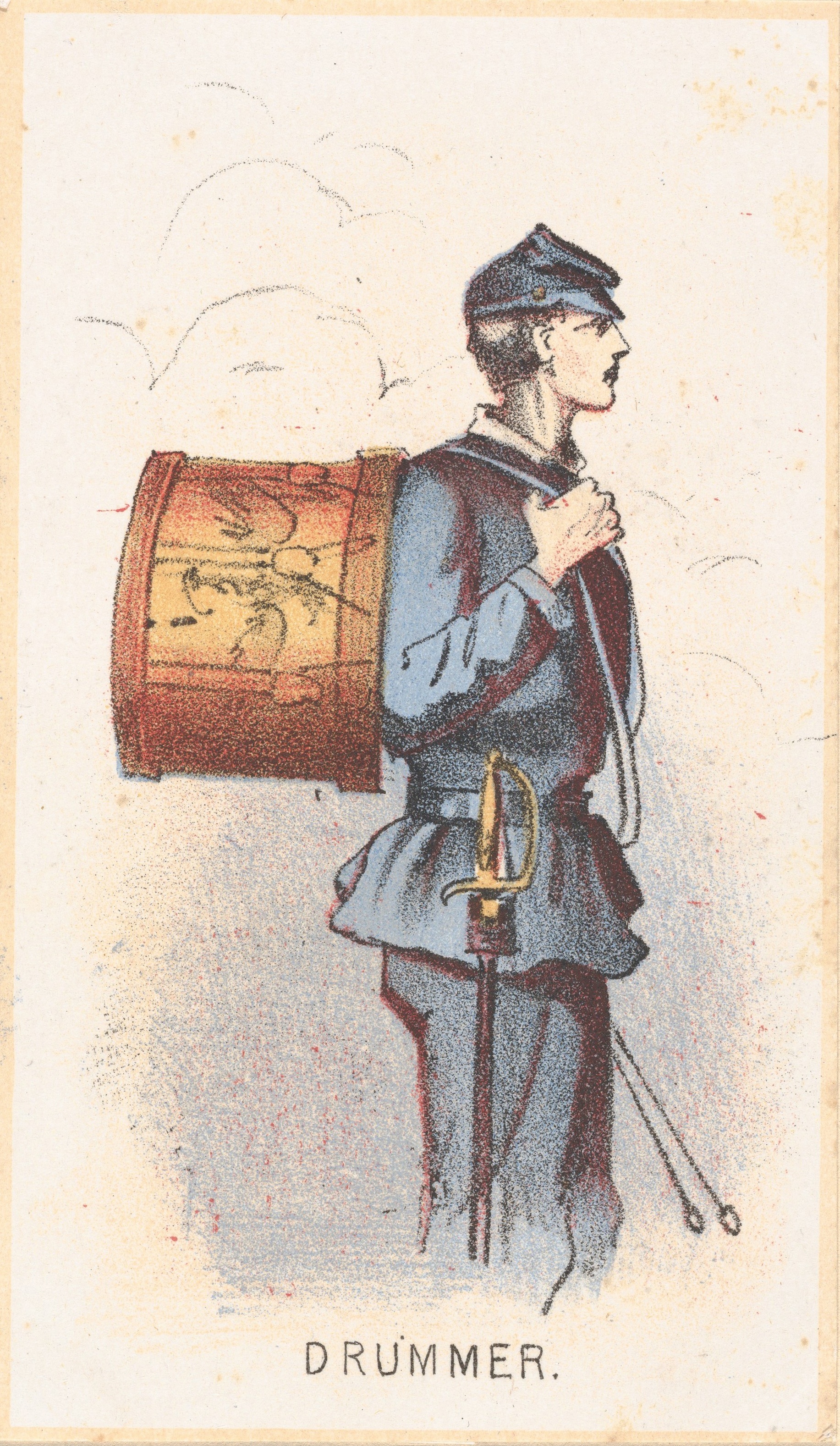 《鼓手》（drummer）｜温斯洛·霍默 Winslow Homer｜1864