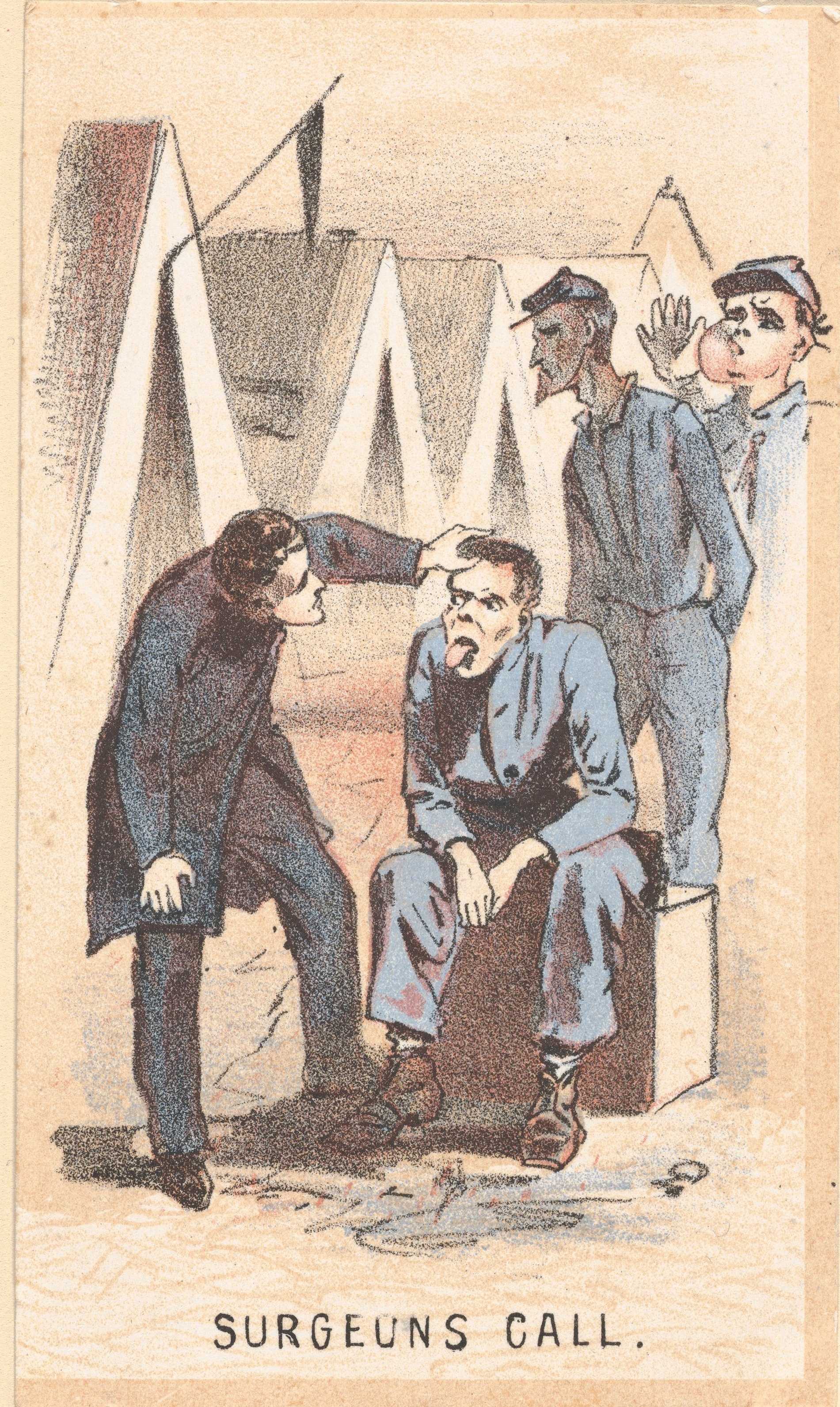 《外科医生打电话》（surgeons call）｜温斯洛·霍默 Winslow Homer｜1864